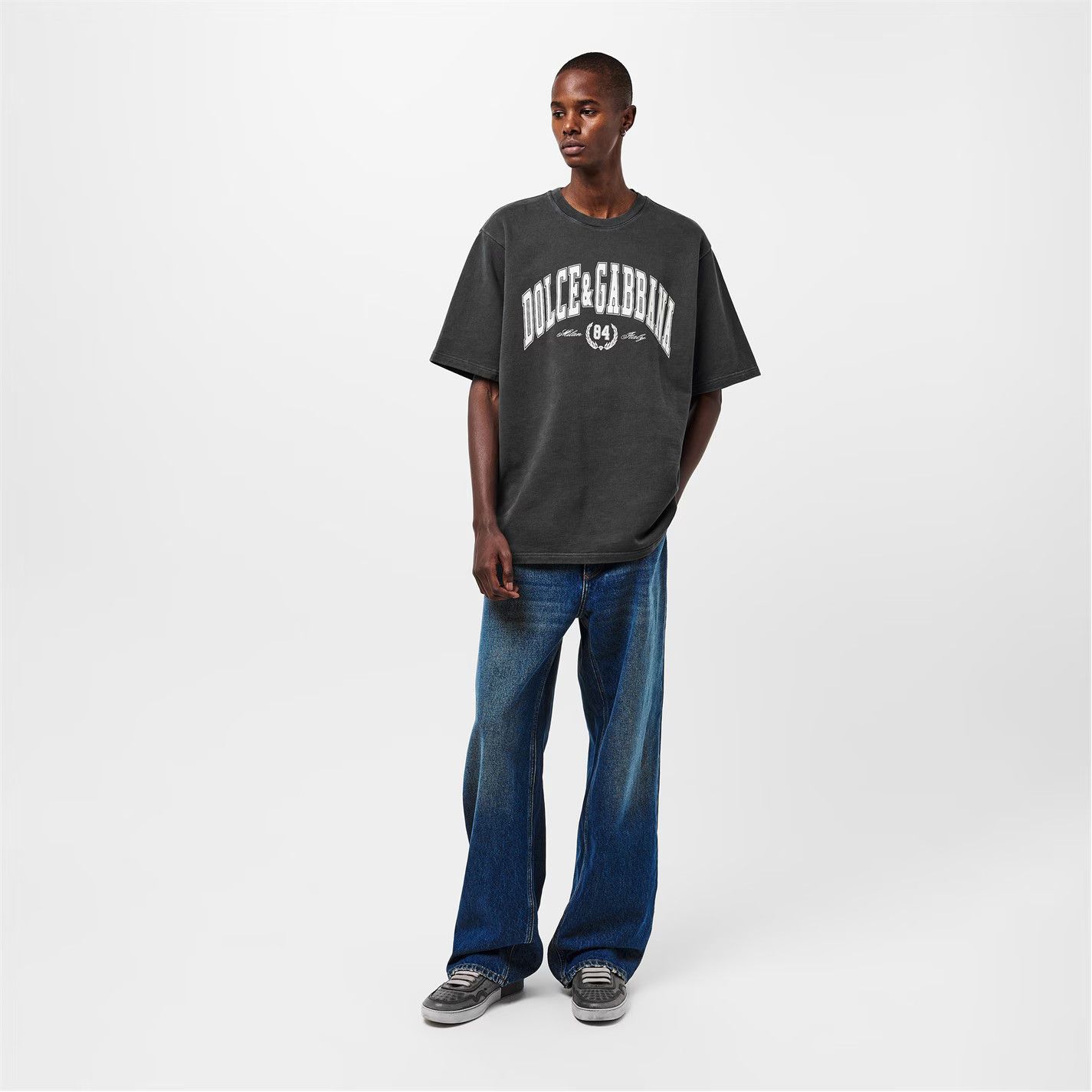 Dolce & Gabbana o1g2r1mq0426 Varsity T-Shirt in Grigio Size US S / EU 44-46 / 1 - 6 Thumbnail