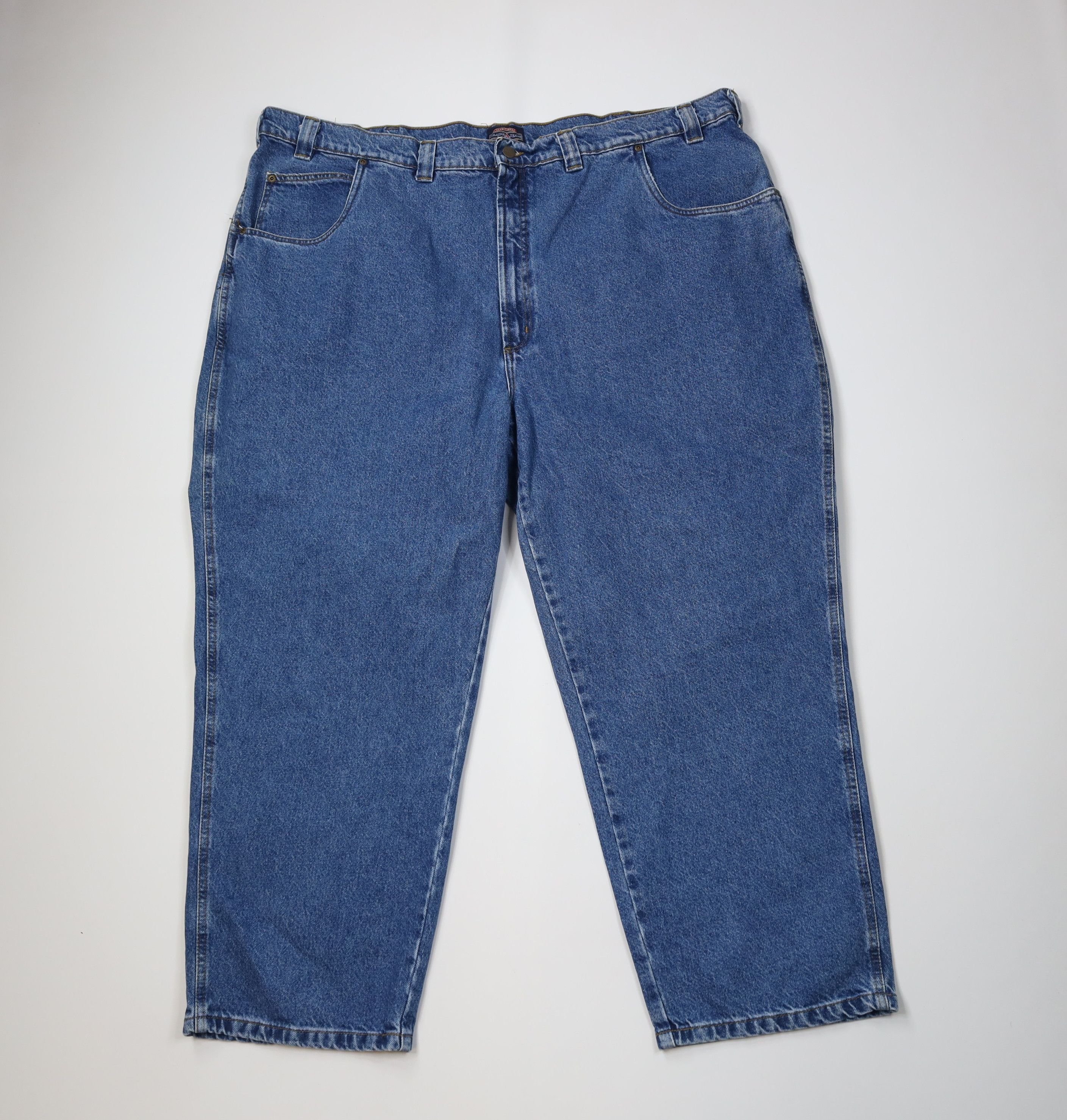 Vintage Deadstock Vintage 90s Y2K Streetwear Wide Leg Denim Jeans Size US 44 / EU 60 - 1 Thumbnail