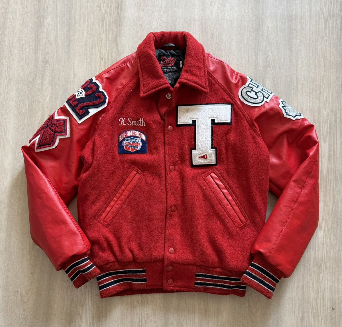 Other Dilly Varsity Letterman Bomber Red Nationals Tookie Sz S Size US S / EU 44-46 / 1 - 1 Thumbnail