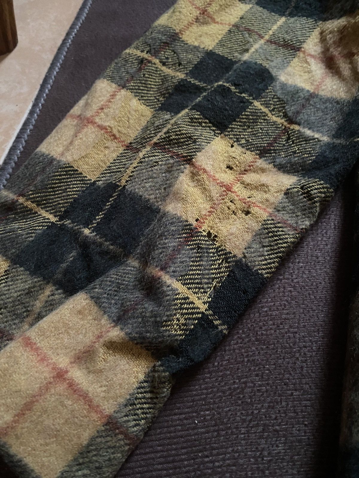 Hai Sporting Gear Vintage HAI by Issey Miyake Plaid Wool-Blend Jacket Size US M / EU 48-50 / 2 - 14 Thumbnail