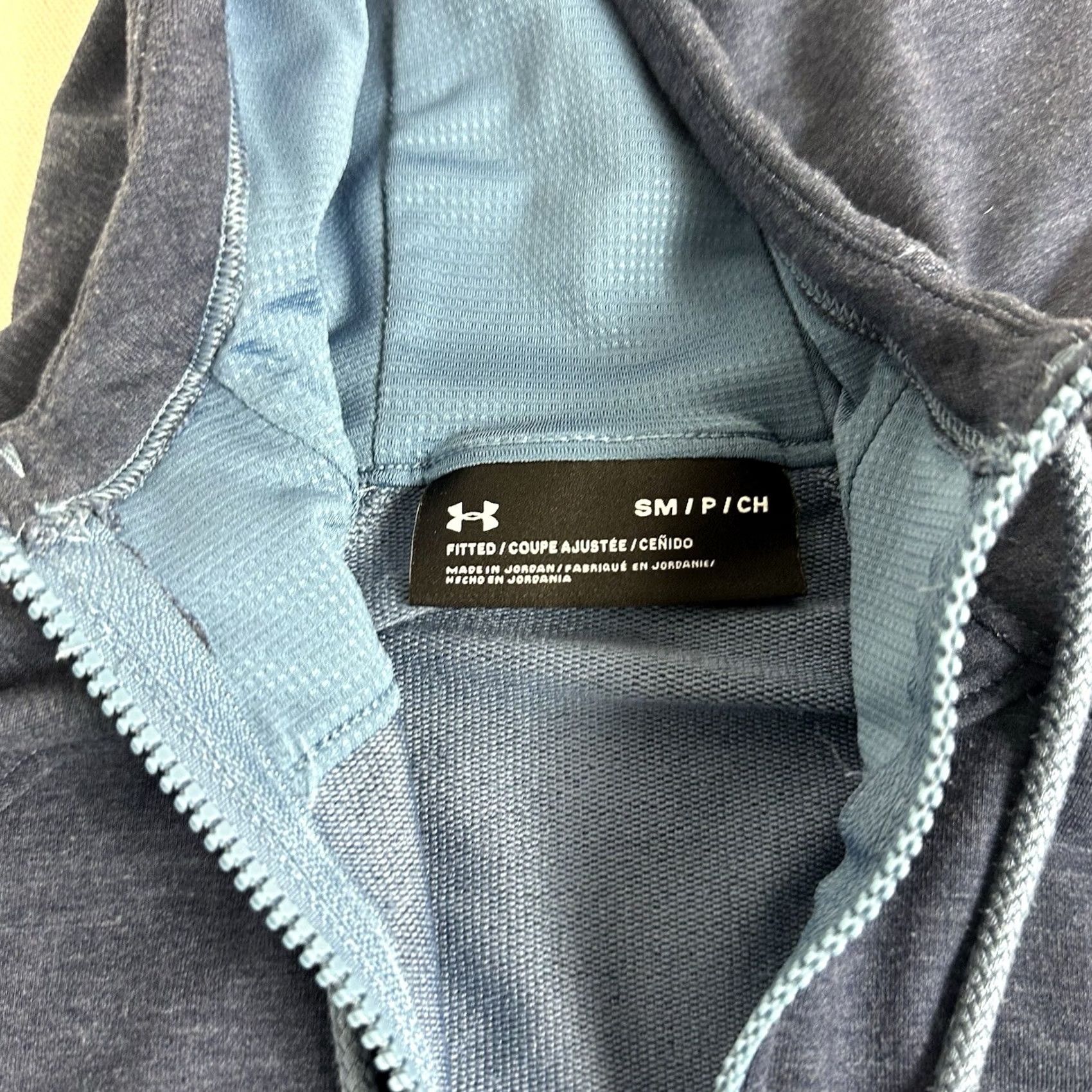 Under Armour Under Armour Sweatshirt Women Small Blue Full Zip Hooded Logo Outdoor Slim Fit Activewear Size S / US 4 / IT 40 - 7 Thumbnail