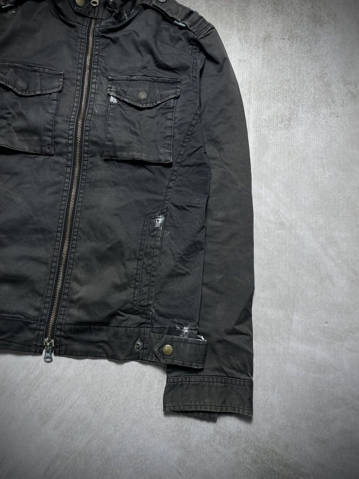 14th Addiction 2000’s Rattle Trap - Faded Cyber Riders Jacket Size US M / EU 48-50 / 2 - 2 Thumbnail