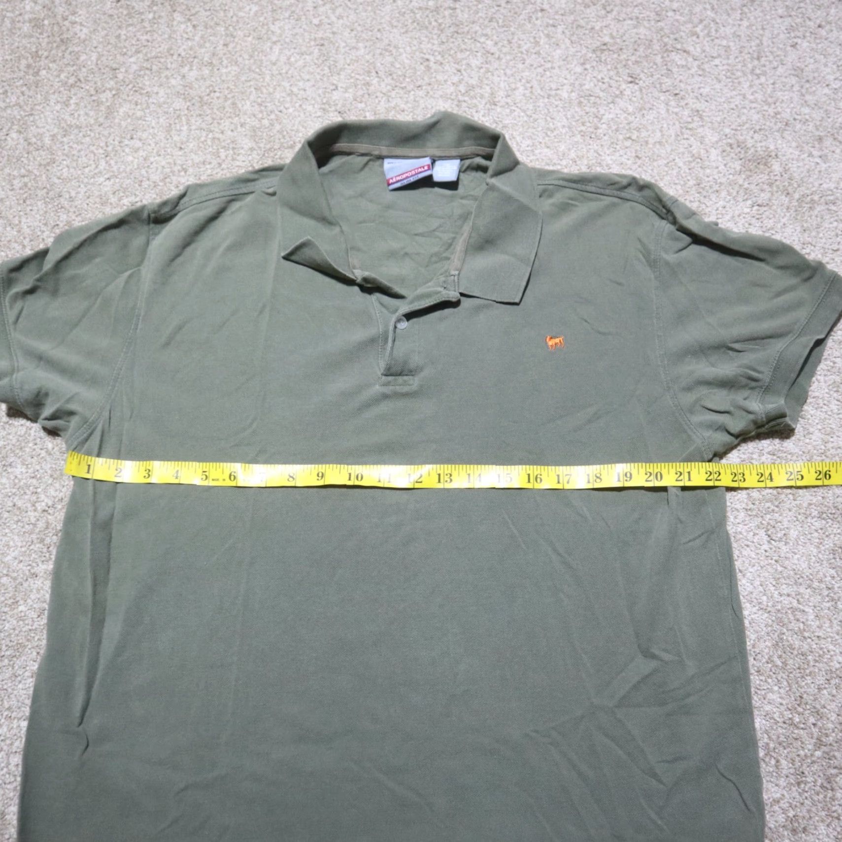 Aeropostale VINTAGE Aeropostale Polo Shirt Men 2XL Short Sleeve Green Casual Breathable Size US XXL / EU 58 / 5 - 4 Thumbnail