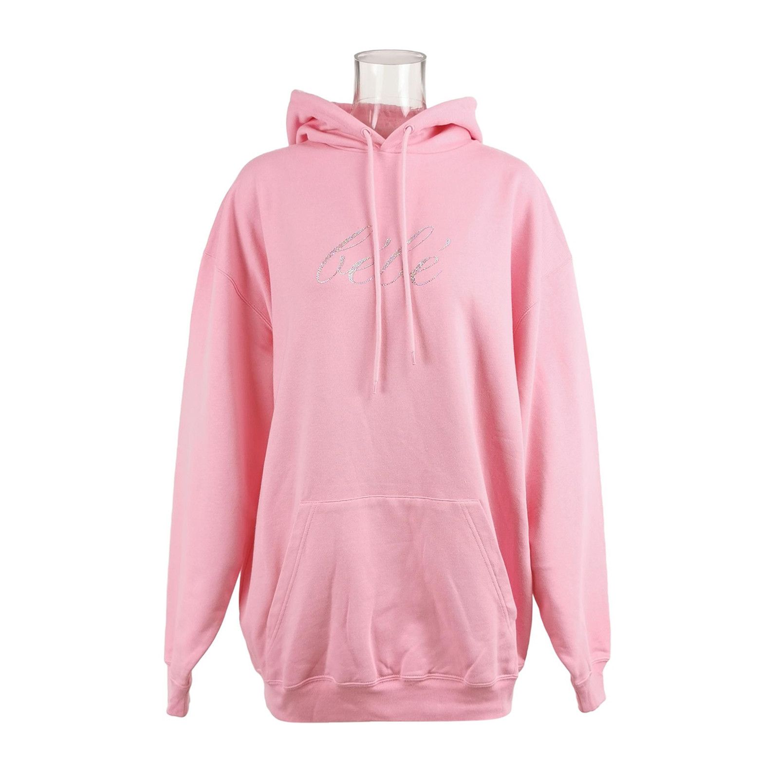 Balenciaga Balenciaga XS Rhinestone-Embellished Cotton Hoodie Size XS / US 0-2 / IT 36-38 - 1 Thumbnail