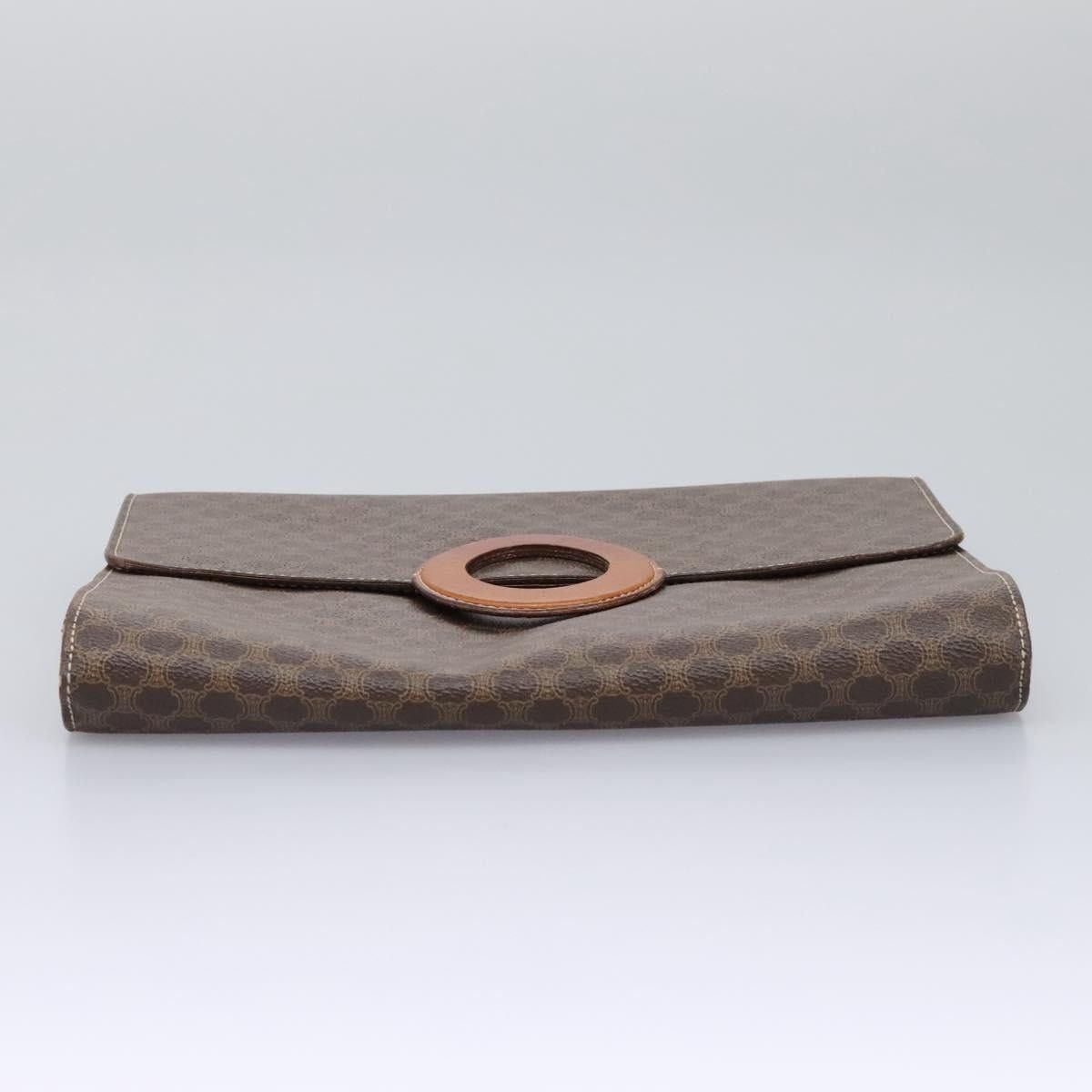 Celine CELINE Macadam Canvas Shoulder Bag Pvc Brown Gold Size ONE SIZE - 7 Thumbnail