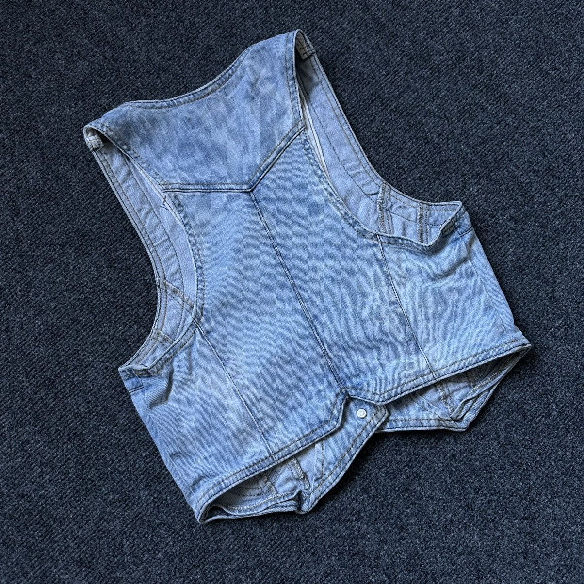 Hypebeast VTG Women’s Denim Vest By Pimkie Size M Y2K 00s USA Hype Size M / US 6-8 / IT 42-44 - 4 Thumbnail