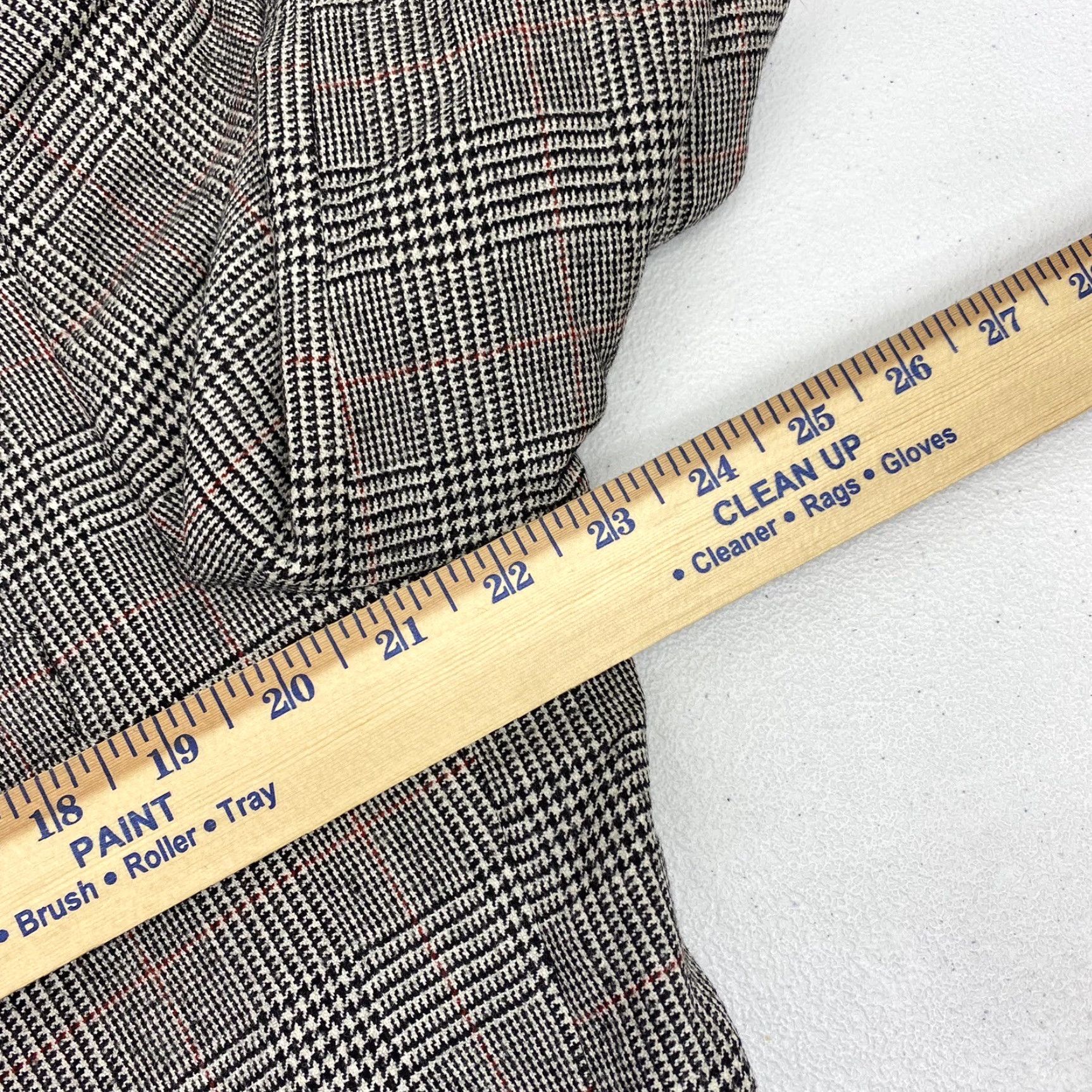 Brooks Brothers Brooks Brothers Blazer Jacket Men’s 43L Coat Jacket Suit Gray Wool Check Notch Lapel Three-Button Single-Breasted Vintage: No, Big & Tall? (Wait) Size 46R - 4 Thumbnail