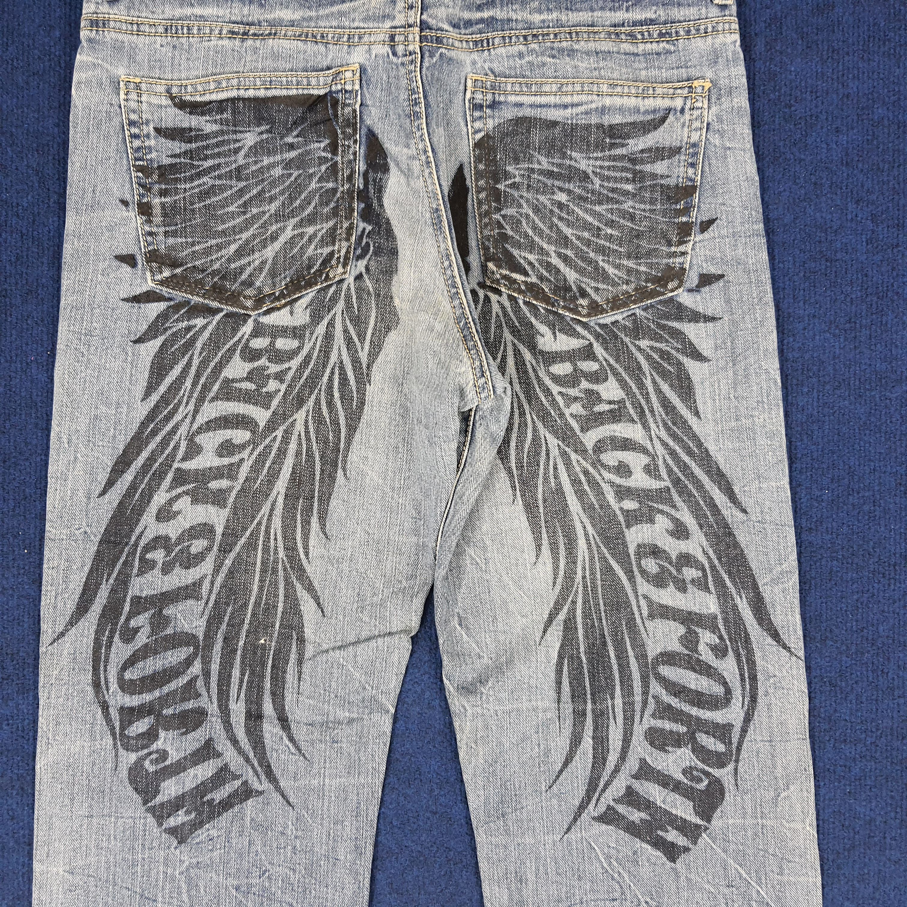 Japanese Brand × Vintage Vintage Back & Forth Wings Art Japanese Brand Jeans Size US 31 - 2 Thumbnail