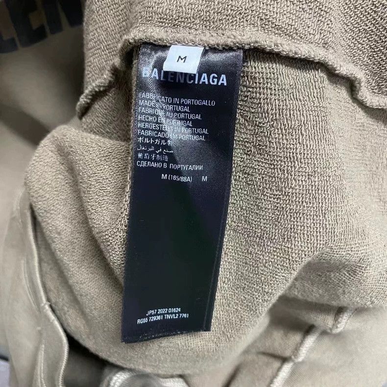 Balenciaga Balenciaga latest gray brown printed logo hoodie-2506 Size US M / EU 48-50 / 2 - 4 Thumbnail