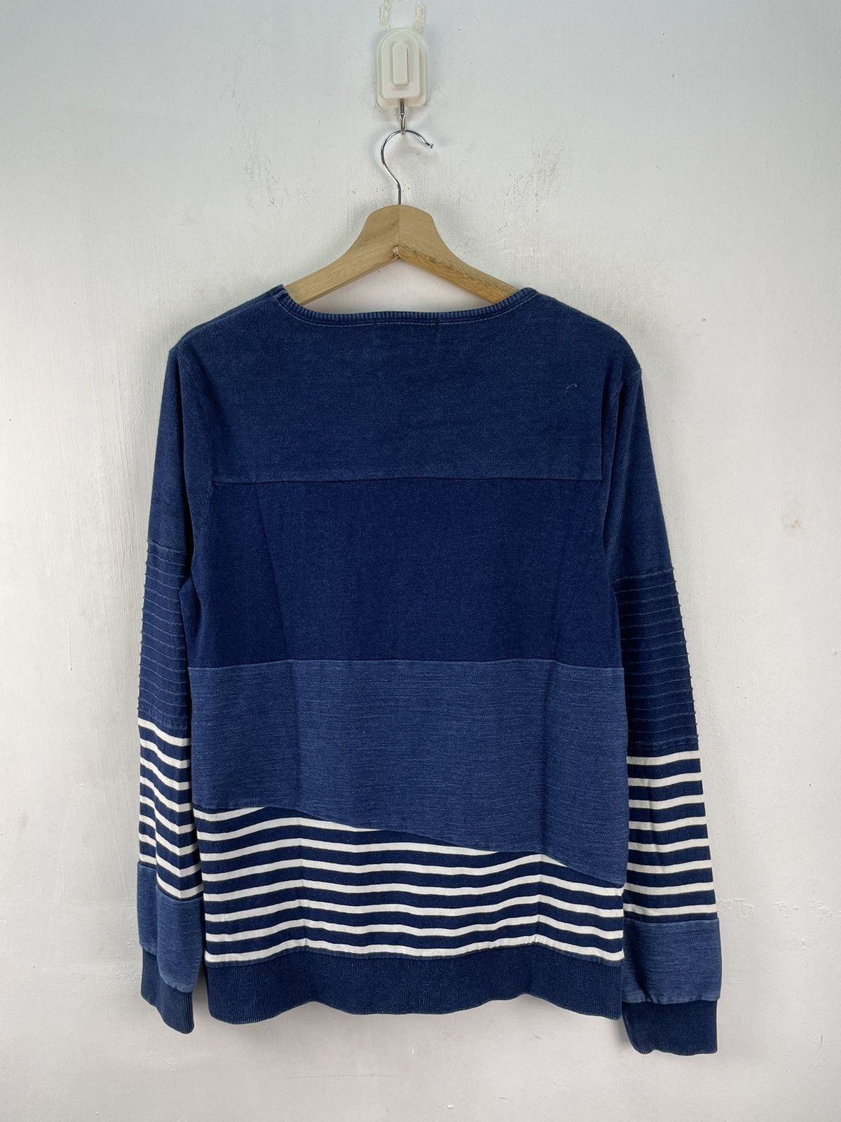 In The Attic In The Attic Long Sleeve Tshirt Patchwork Indigo Japan Size US M / EU 48-50 / 2 - 3 Thumbnail
