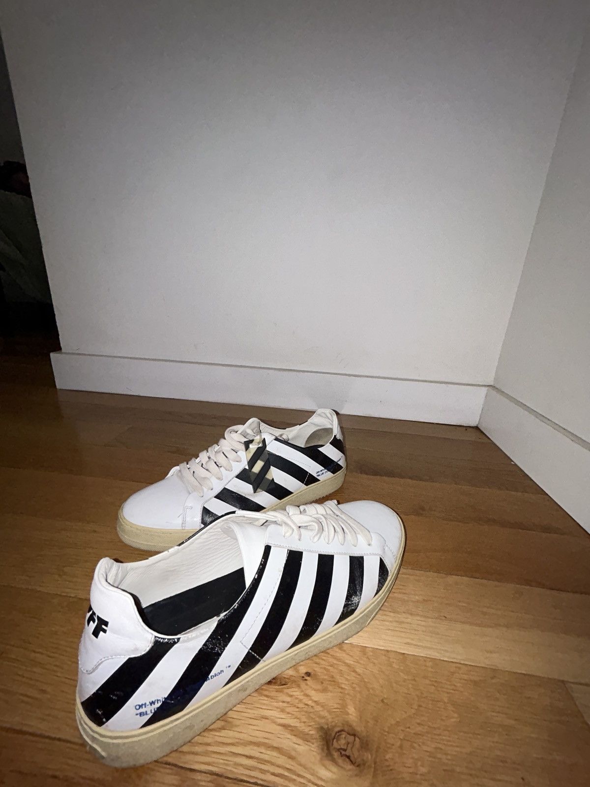 Off-White × Virgil Abloh 2018 VIRGIL “ BLUE COLLAR “ Size US 8 / EU 41 - 2 Thumbnail
