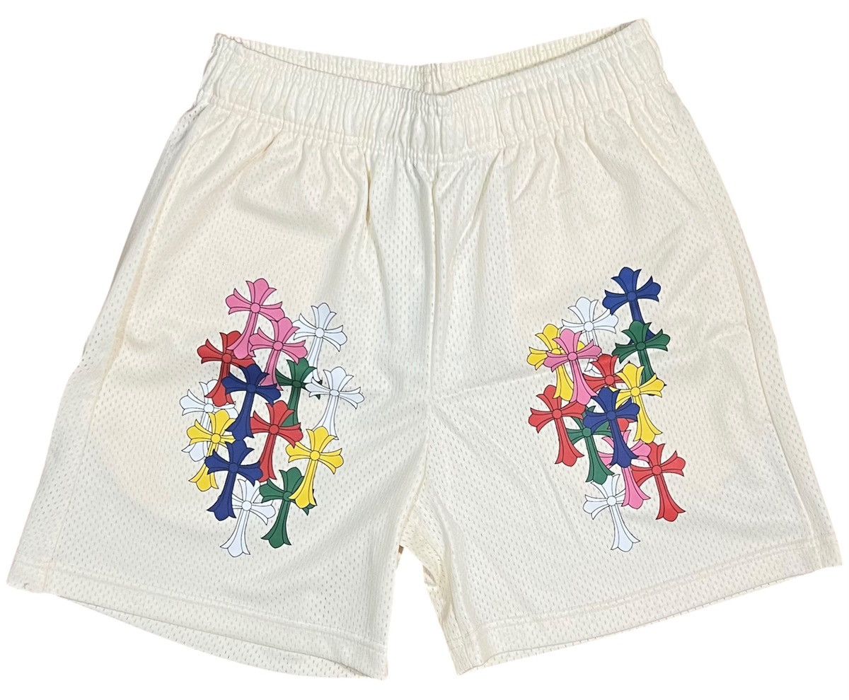 Bravest Studios Bravest Studios "Chrome Hearts" Multi Color Cross Shorts Size US 34 / EU 50 - 1 Thumbnail