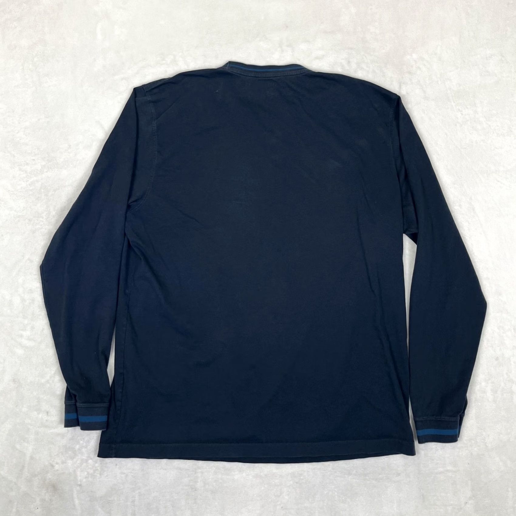 Psycho Bunny Psycho Bunny Long Sleeve T-Shirt Mens 7 Blue Cotton Graphic Logo Crew Neck Size US M / EU 48-50 / 2 - 6 Thumbnail