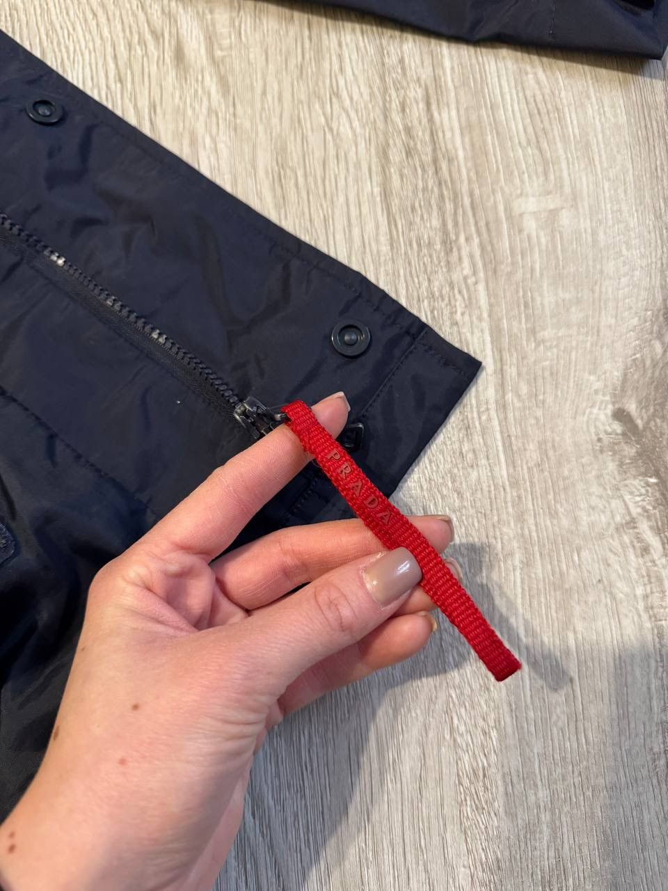 Prada Vintage Prada Nylon Jacket Red Tab Size US L / EU 52-54 / 3 - 3 Thumbnail