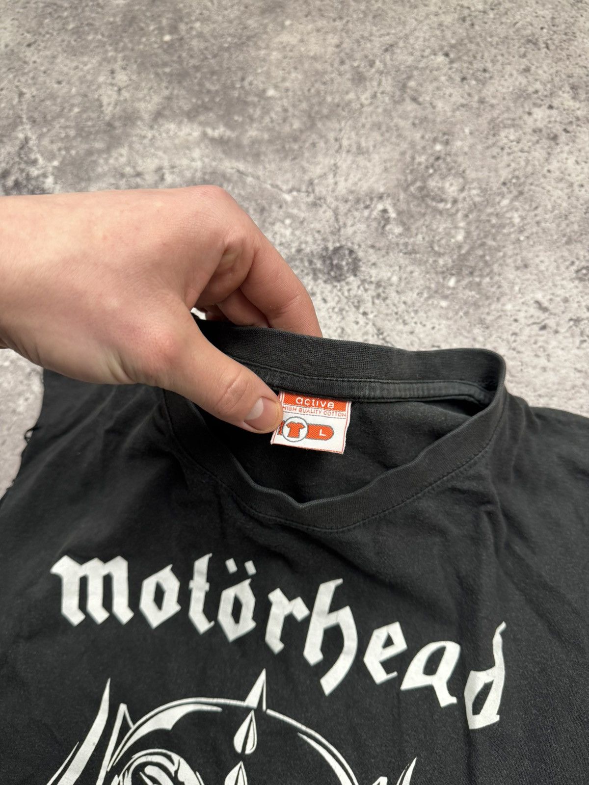Band Tees Vintage Thrashed Motörhead Tank Top Band Sleeveless tee Size US L / EU 52-54 / 3 - 4 Thumbnail