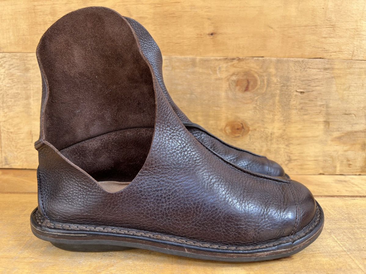 Trippen Trippen Leather Women's Brown Flat Shoes Size EU 38 / US 7 Size US 8 / IT 38 - 6 Thumbnail
