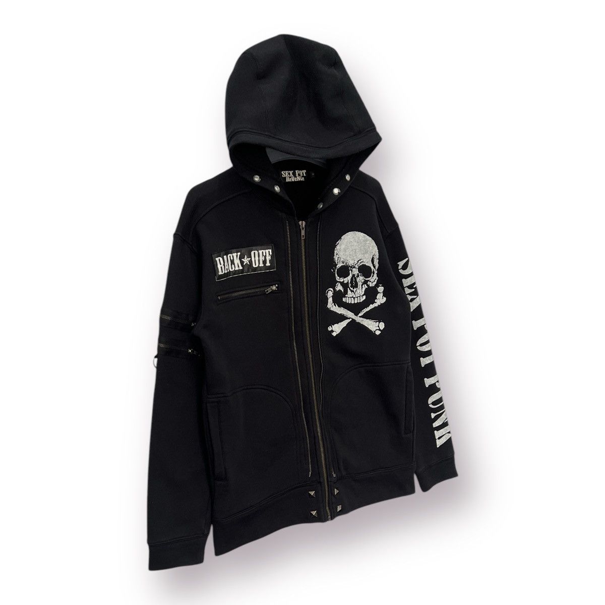 If Six Was Nine 🔥 Sex Pot Revenge punk Gothic Fashion Sweat zipper Jacket Size US S / EU 44-46 / 1 - 4 Thumbnail