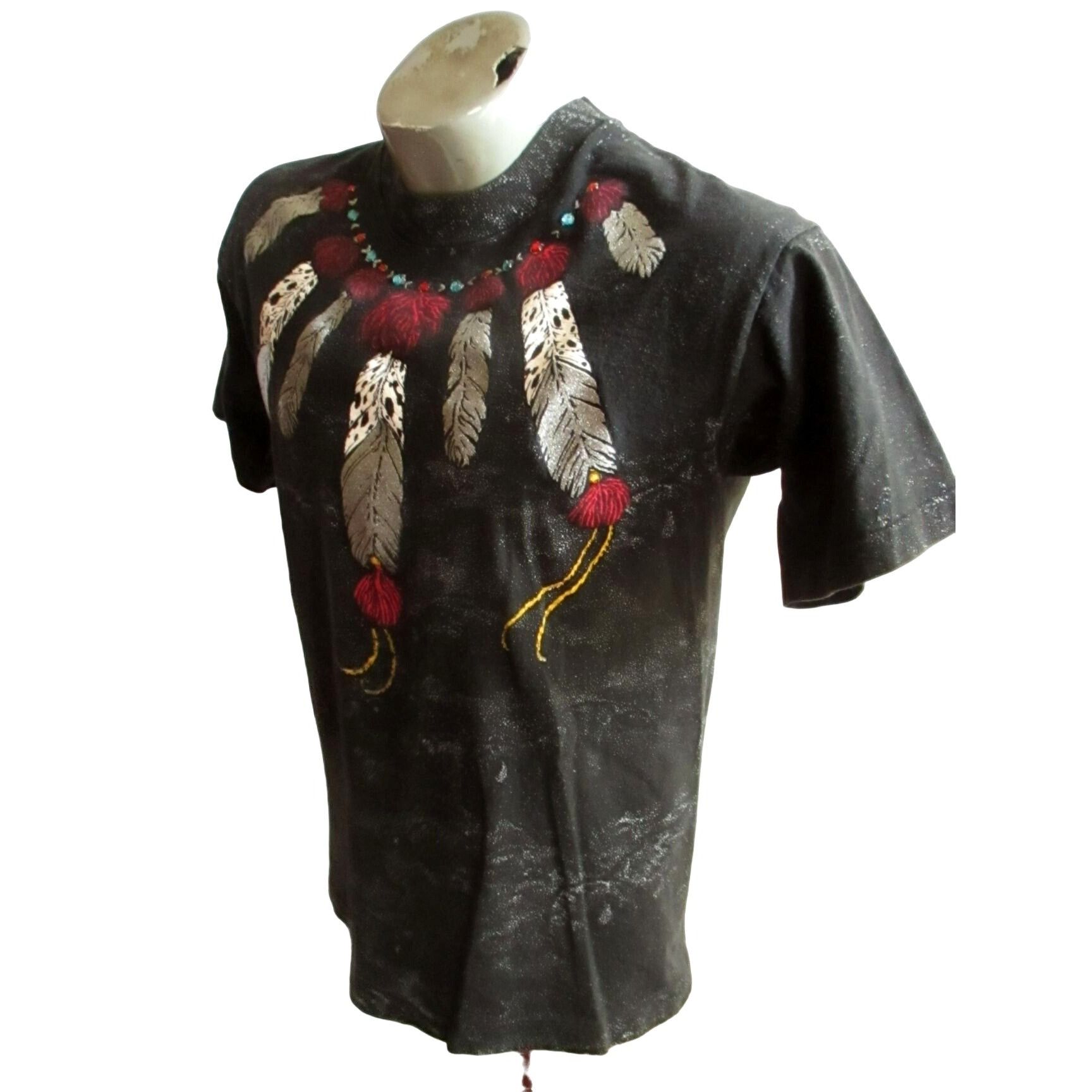 Vintage Vintage Men's T-Shirt Medium Single Stitch Wild Buffalo Nati Size US M / EU 48-50 / 2 - 13 Thumbnail