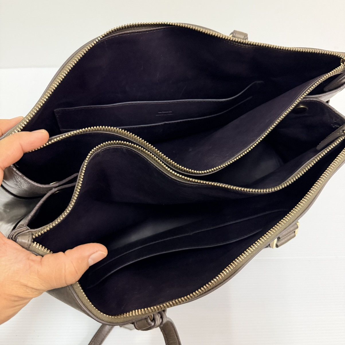 Jil Sander Jil Sander Leather Two Way Handbag Size ONE SIZE - 9 Thumbnail