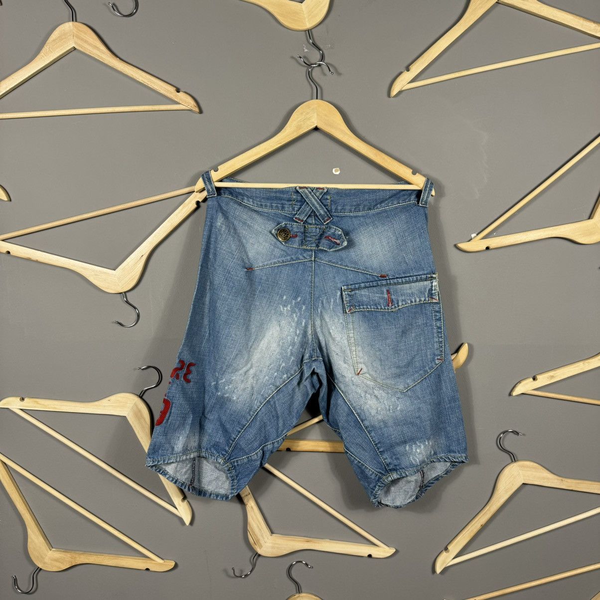 Japanese Brand Vintage VSCT Y2K Jeans Shorts Size US 32 / EU 48 - 2 Thumbnail