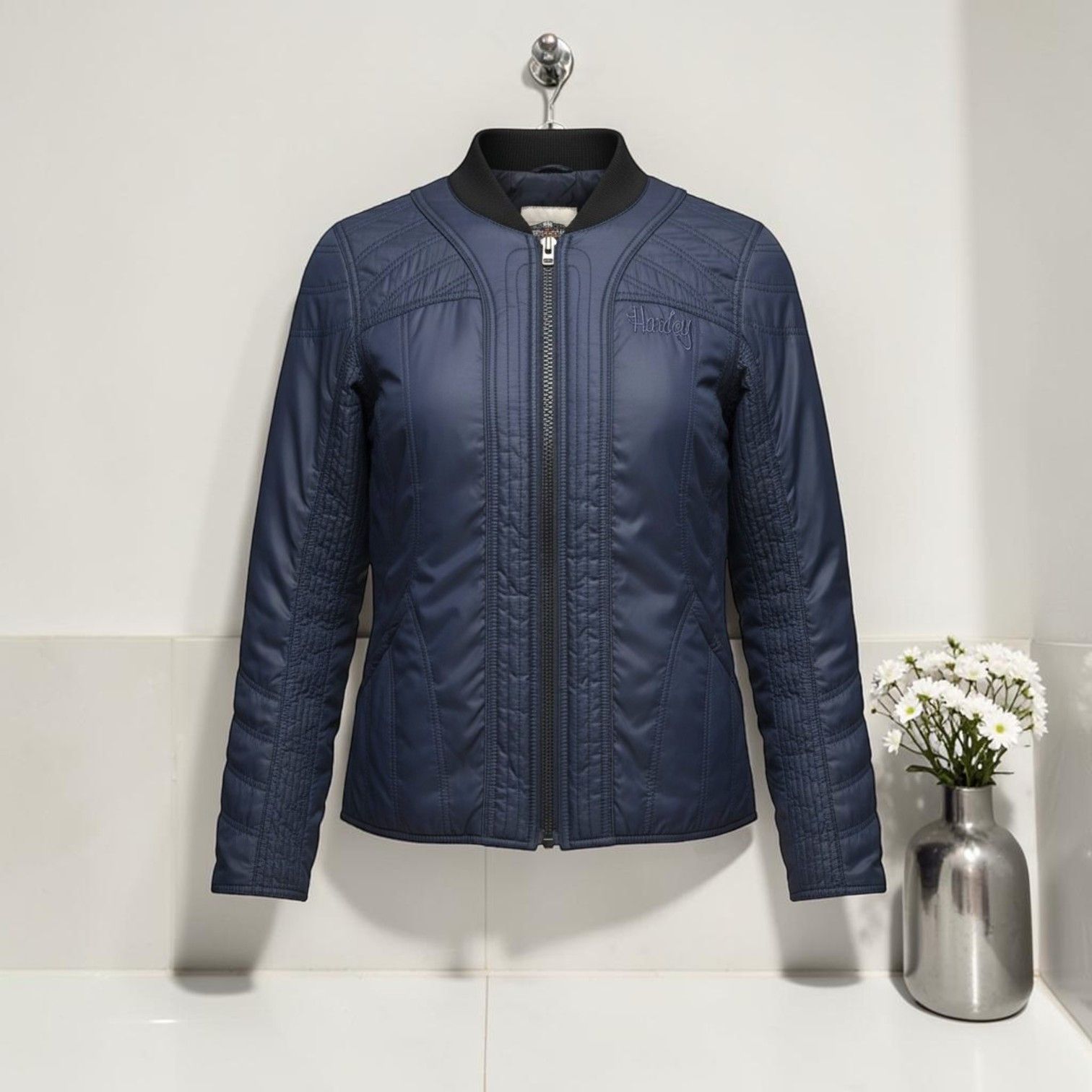 Harley Davidson Harley-Davidson Archives Quilted "Bomba" Jacket Size XL / US 12-14 / IT 48-50 - 1 Thumbnail