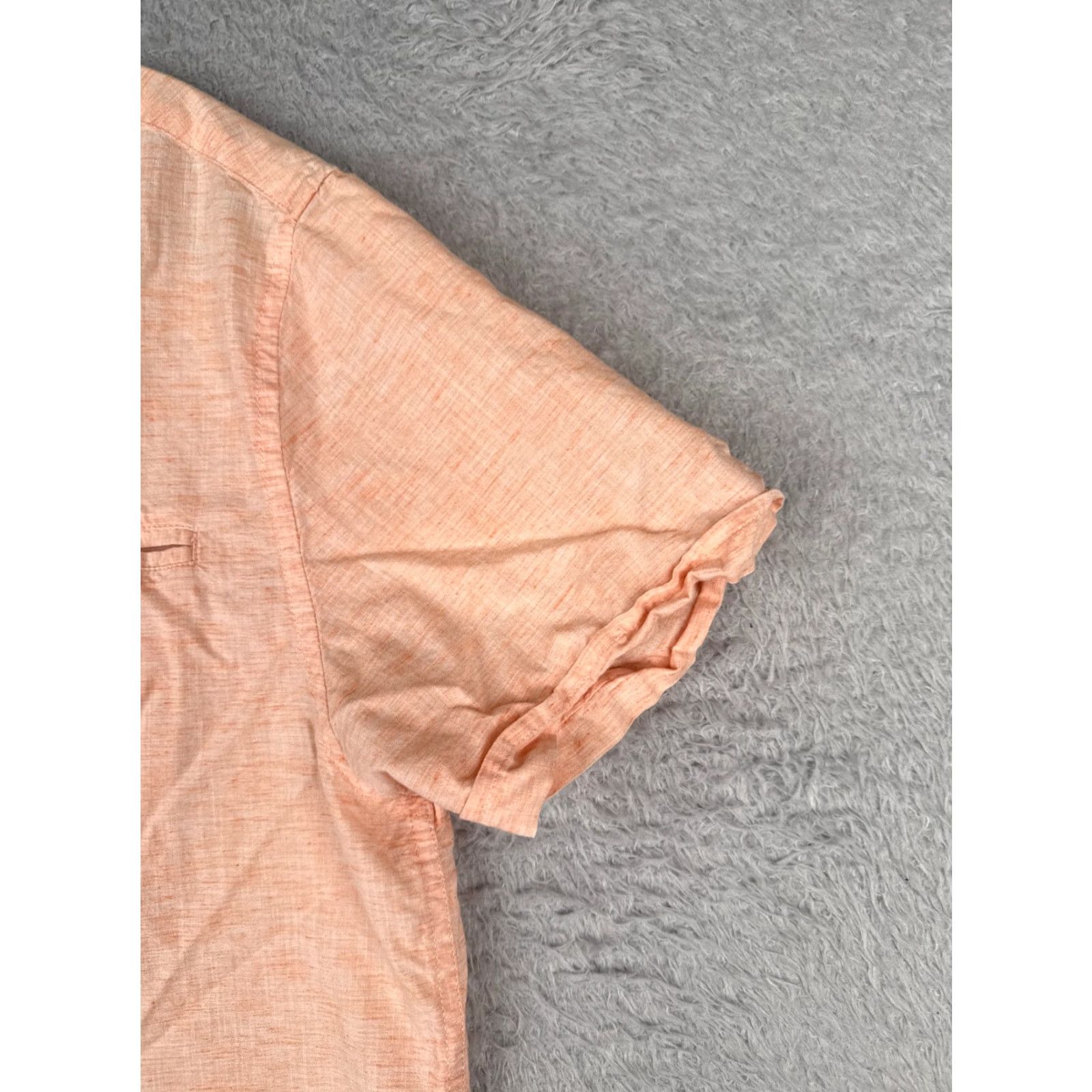 Vintage Cactus Man Shirt Adult Large Pink Orange slim Fit Cotton Lyocell Blend Size US L / EU 52-54 / 3 - 2 Thumbnail