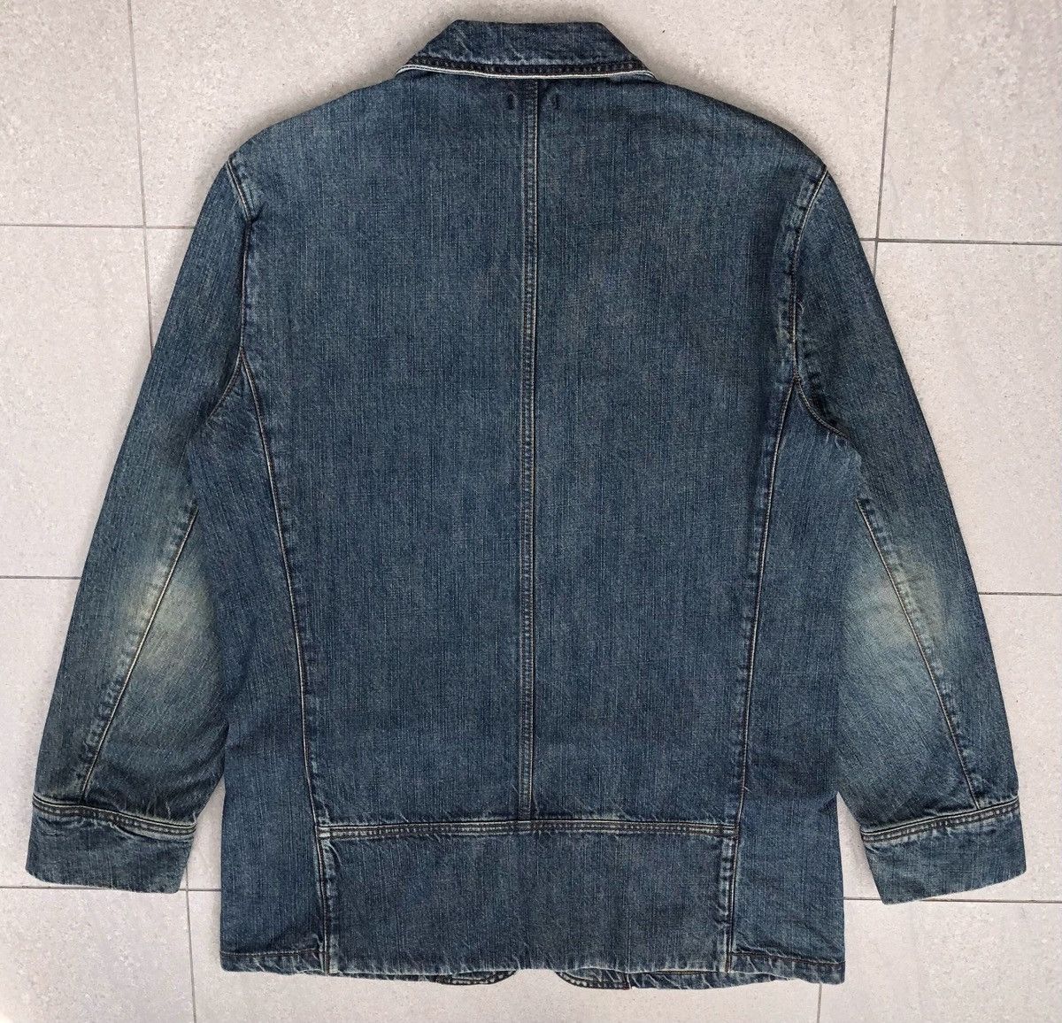 Japanese Brand Vintage Rageblue Mens Denim Jacket / Blazer Size US XL / EU 56 / 4 - 9 Thumbnail