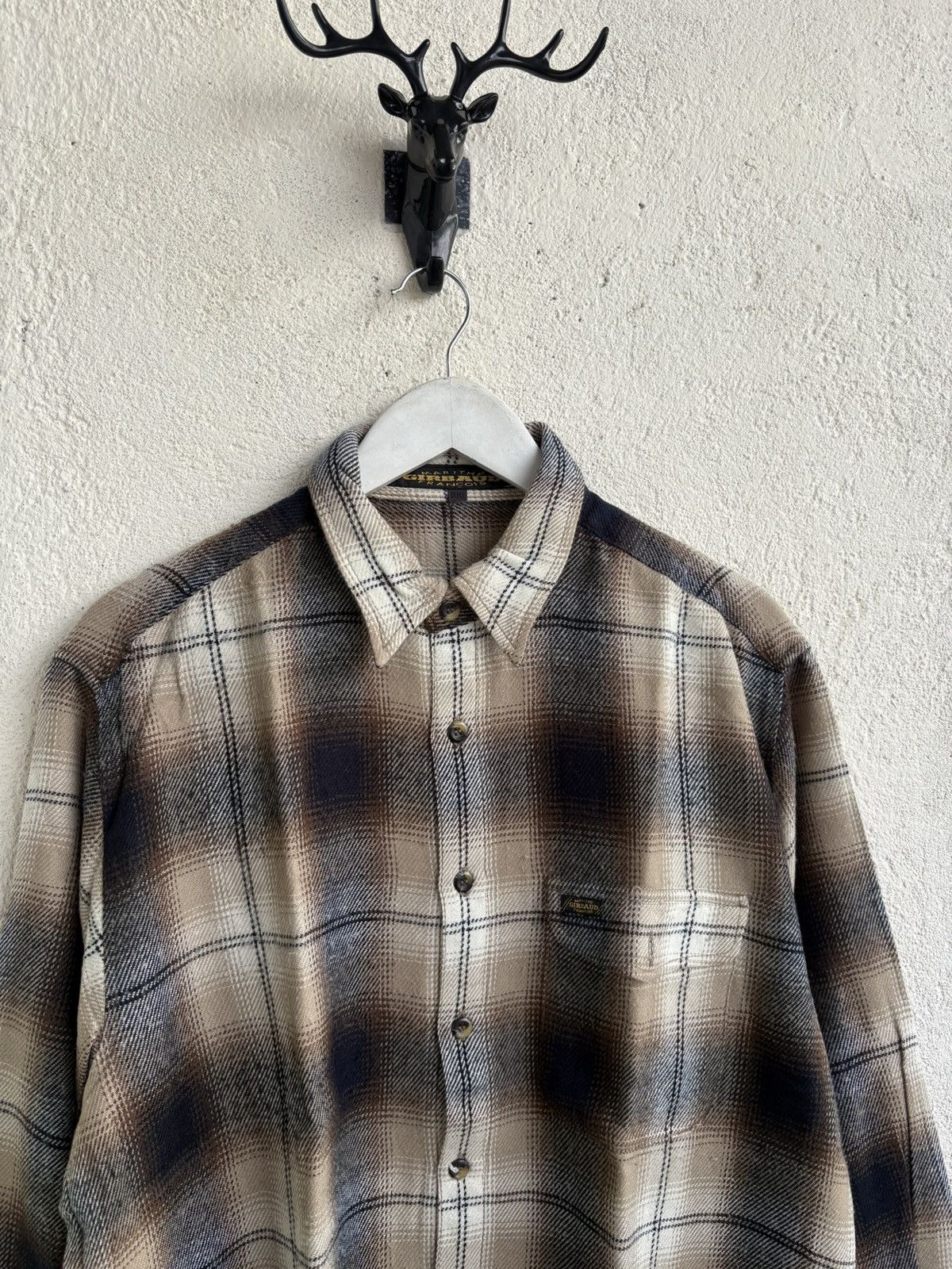 Marithe + Francois Girbaud Vintage 80s Marithe Francois Girbaud Veterano flanel Size US XL / EU 56 / 4 - 2 Thumbnail