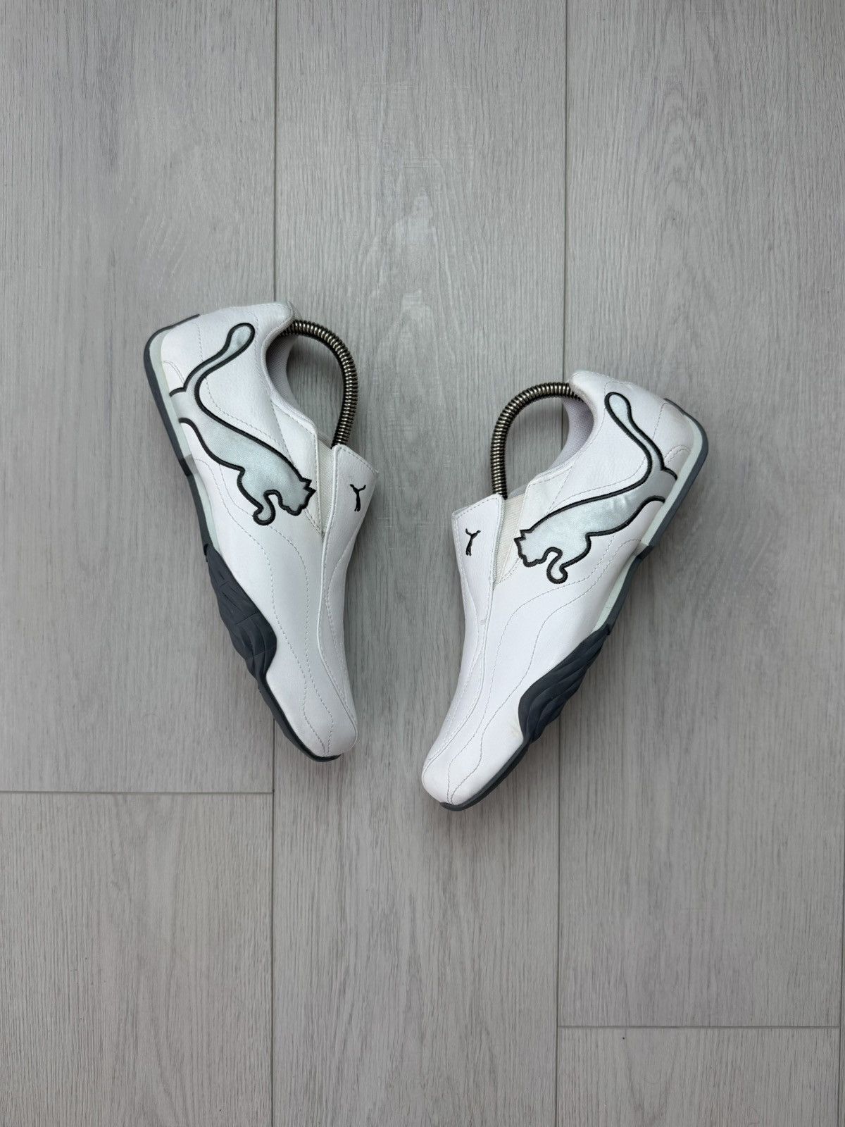 Puma Vintage Puma Future Cat Slip-On Leather Sneakers Racing Size US 5.5 / IT 35.5 - 1 Thumbnail