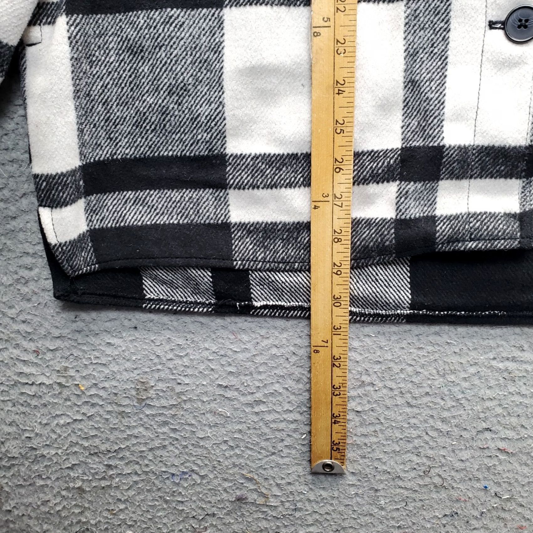 Old Navy VINTAGE Old Navy Shacket Womens XL Tall Multi Plaid Wool Blend Long Sleeve Button Front Size XL / US 12-14 / IT 48-50 - 3 Thumbnail