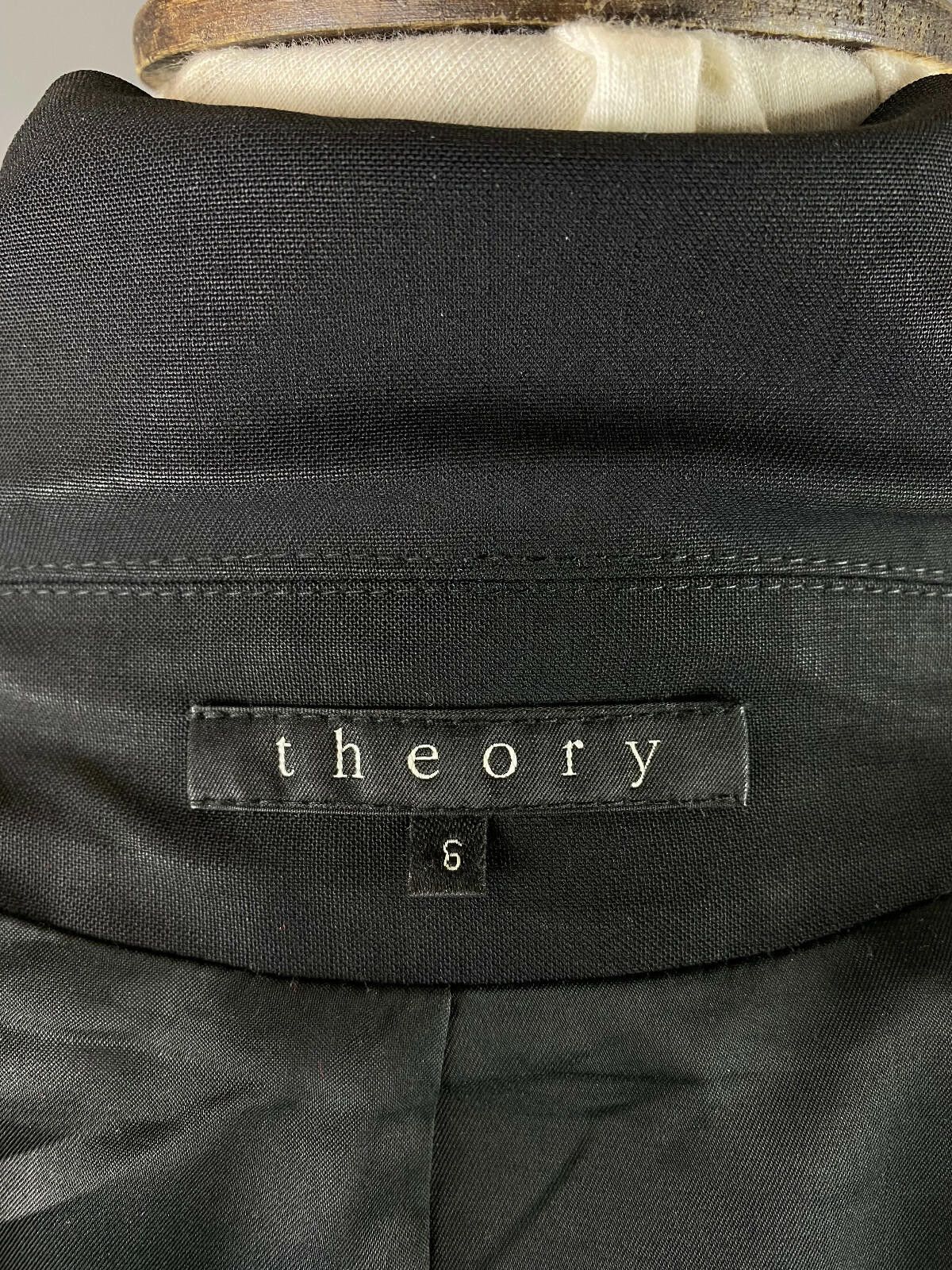 Theory Ladies Theory Black Two Button Blazer Jacket Size 9 Size M / US 6-8 / IT 42-44 - 9 Thumbnail
