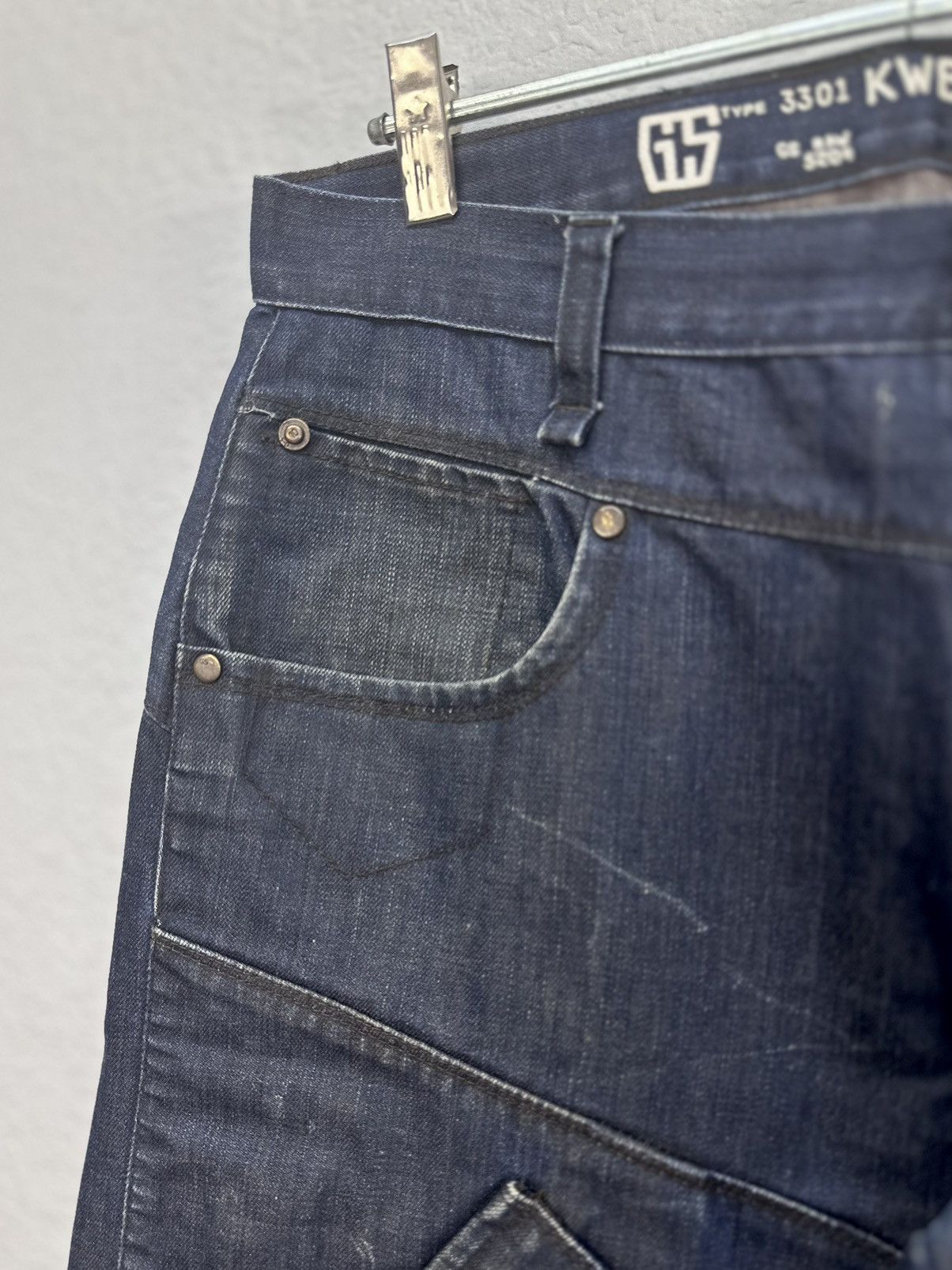 G-Star Vintage cargo denim distressed rare G-star style jeans pants Size US 34 / EU 50 - 7 Thumbnail