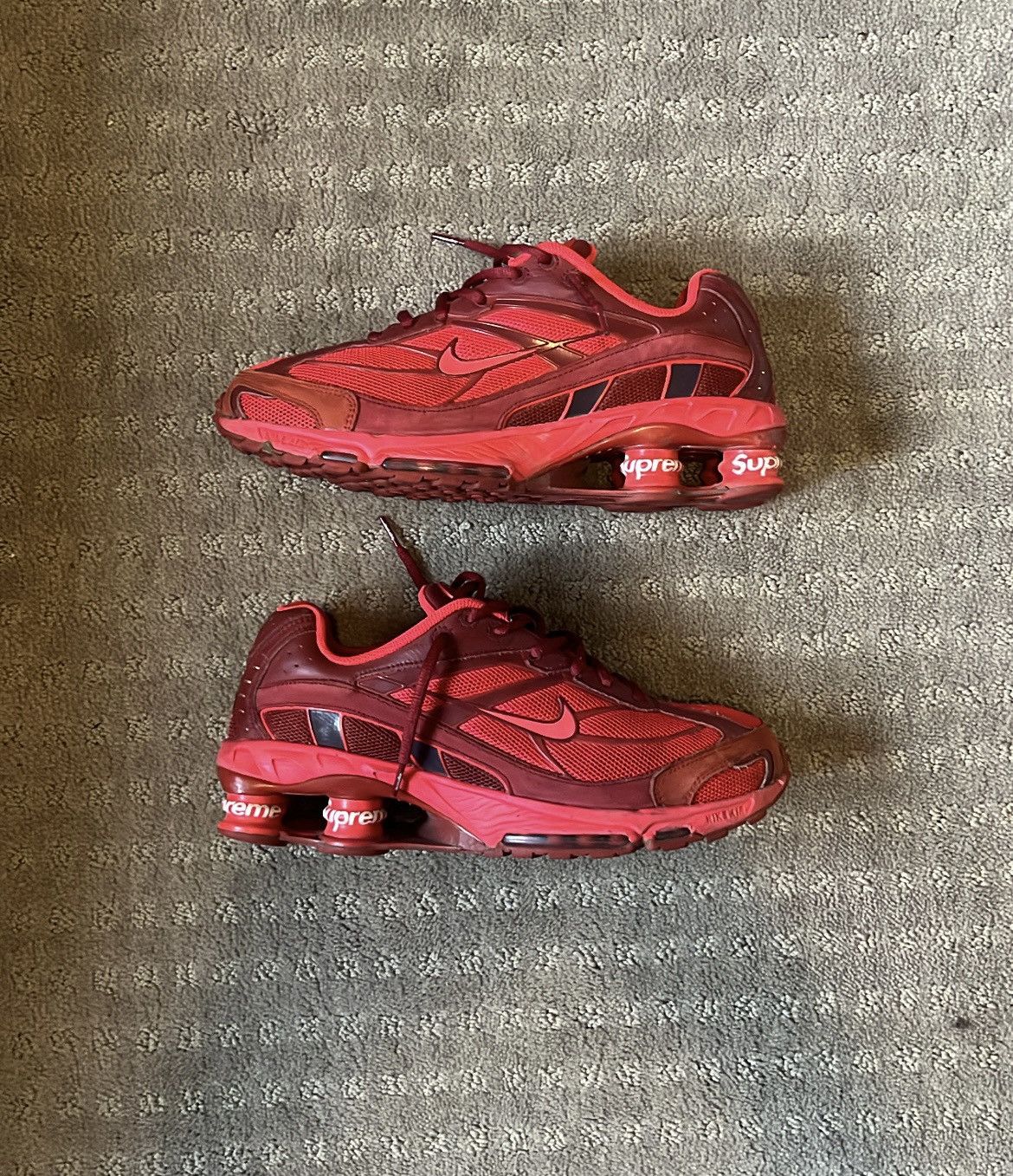 Nike × Supreme red supreme shox ride 2 Size US 10 / EU 43 - 1 Thumbnail