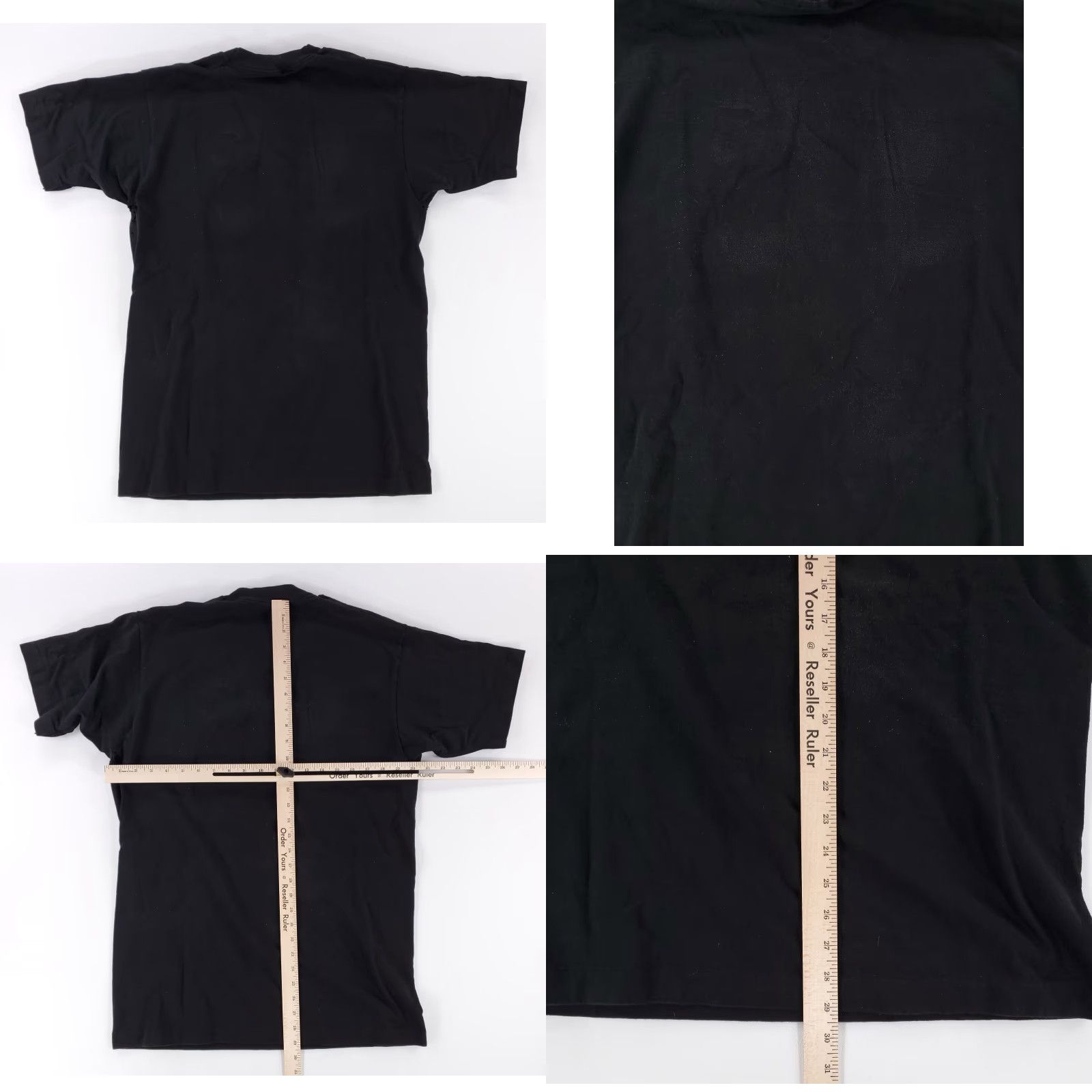 Fruit Of The Loom VINTAGE Punisher 90s Fruit of the Loom T-Shirt Mens L Black Single Stitch Made USA Size US L / EU 52-54 / 3 - 8 Thumbnail