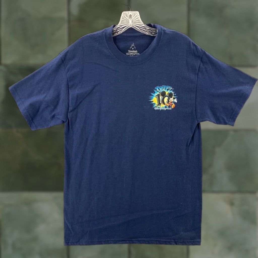Disney Disney Disneyland T Shirt Mens Medium 2010 blue graphic print Cartoon Movie Size US M / EU 48-50 / 2 - 1 Thumbnail