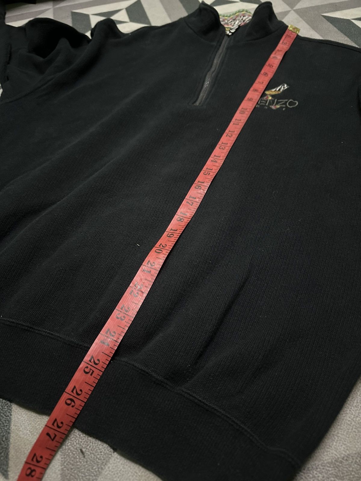 Kenzo Vintage Kenzo half zipper sweatshirt Size US L / EU 52-54 / 3 - 9 Thumbnail
