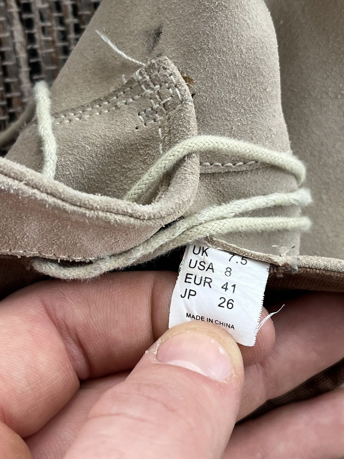 Giorgio Armani Vintage Emporio Armani Beige luxury Faded Suede Mid Loafers Size US 8 / IT 38 - 24 Thumbnail