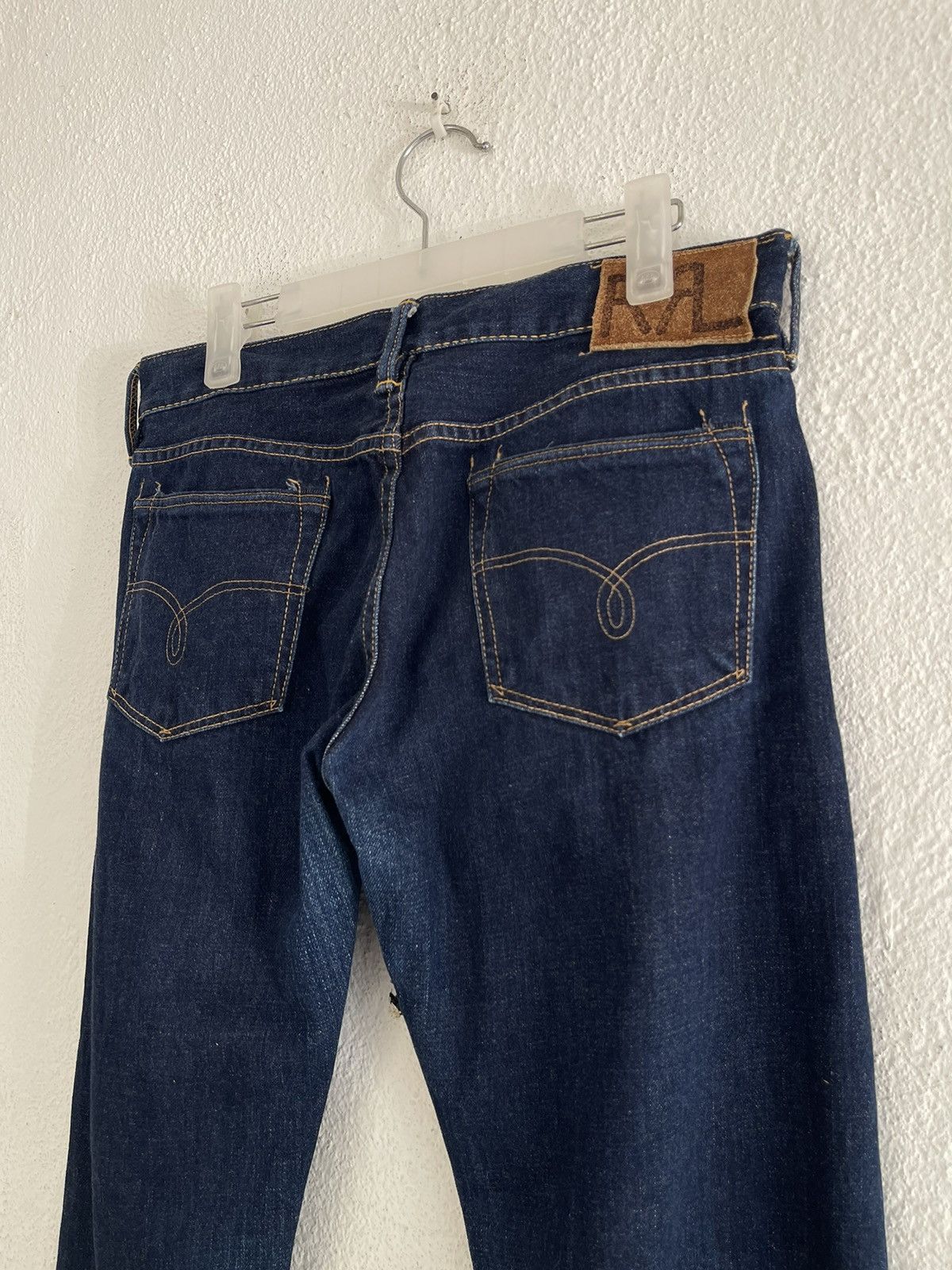 RRL Ralph Lauren RRL Slim Straight Japan Woven Selvedge Jeans Ralph Lauren Size US 32 / EU 48 - 3 Thumbnail