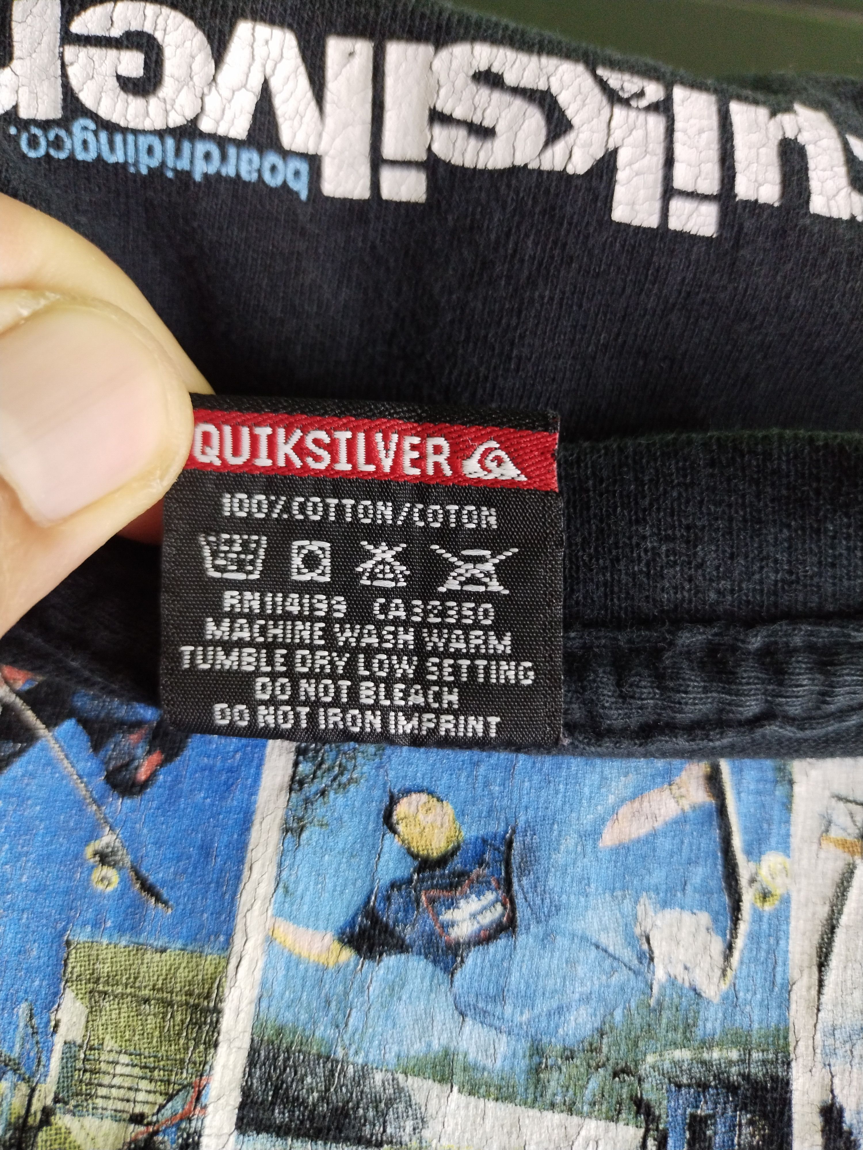 Quiksilver Vintage Quiksilver Skate Promo Tee Size US L / EU 52-54 / 3 - 11 Thumbnail