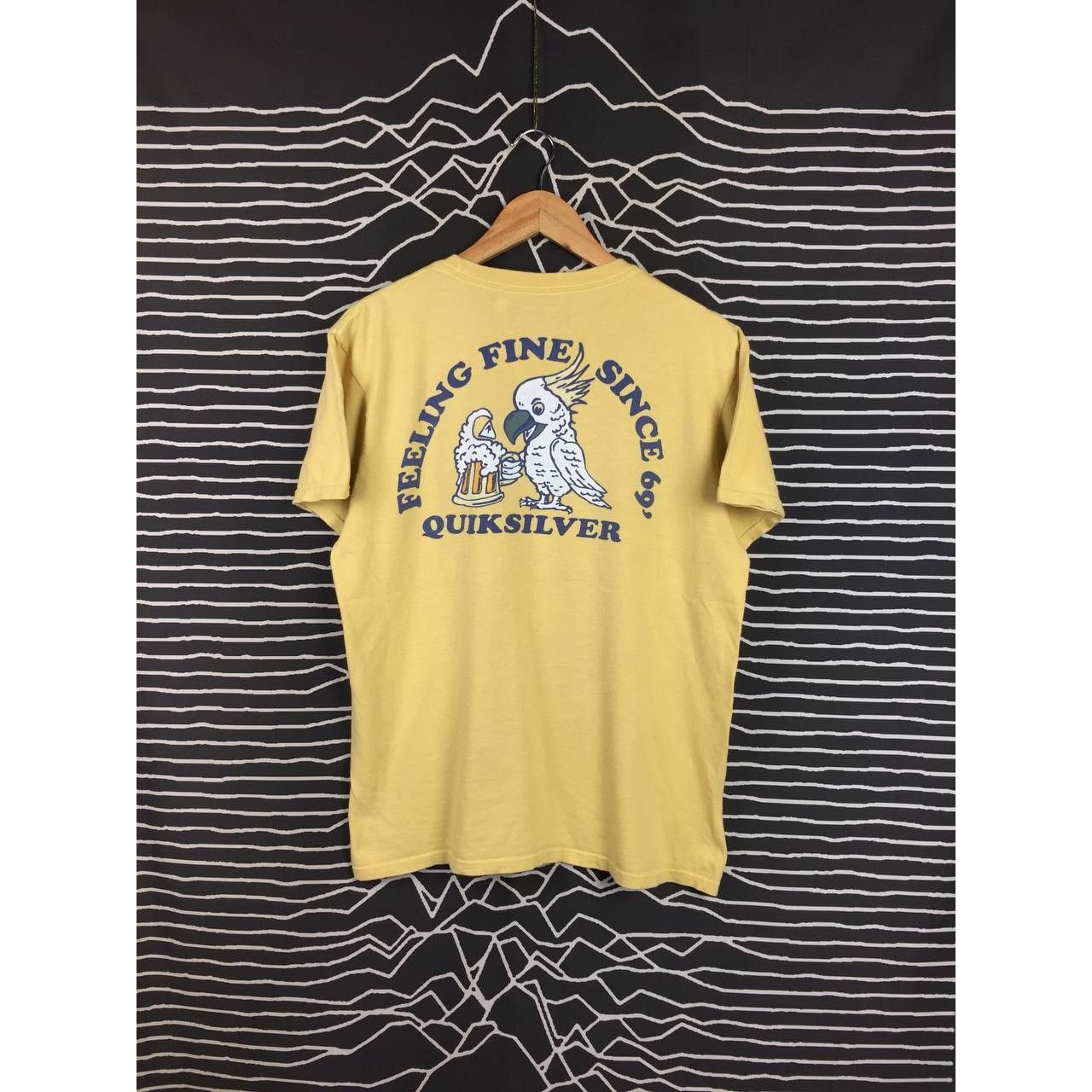 Quiksilver Quiksilver Feeling Fine Since 69' Skate Surfing Tee Size US M / EU 48-50 / 2 - 2 Thumbnail