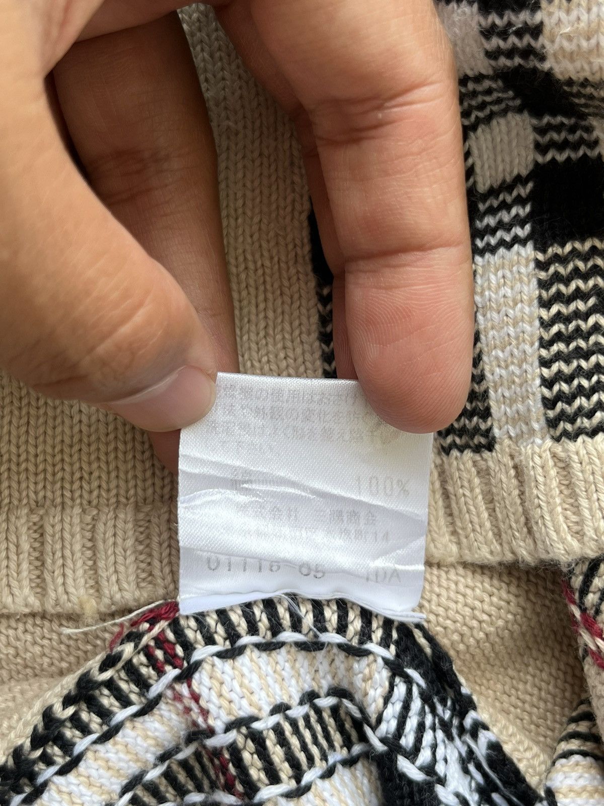 Burberry Burberry London Nova Check Knitwear Size XS / US 0-2 / IT 36-38 - 7 Thumbnail
