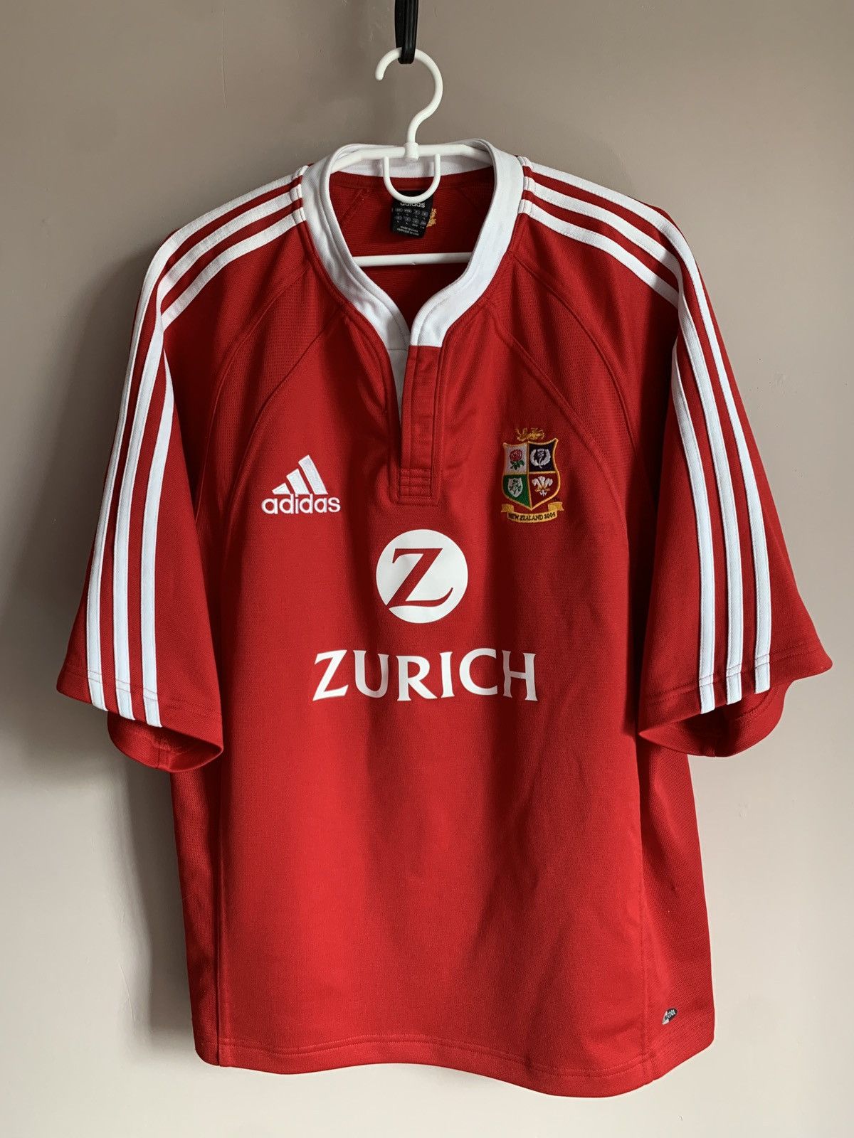 Adidas British and Irish Lions 2005 Rugby Union Shirt Adidas Sz L Size US L / EU 52-54 / 3 - 1 Thumbnail
