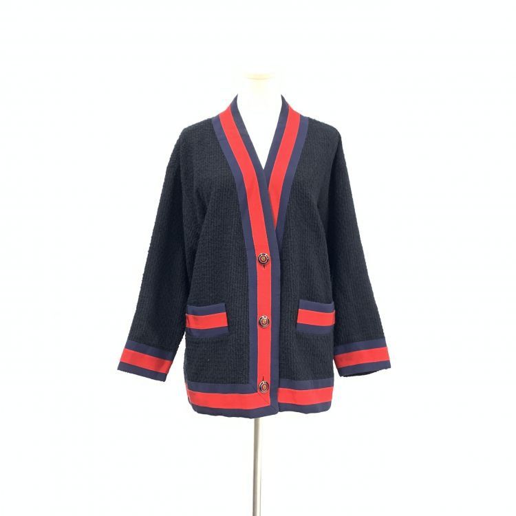 Gucci Gucci Striped Knit Cardigan Size 38 Size XS / US 0-2 / IT 36-38 - 1 Thumbnail