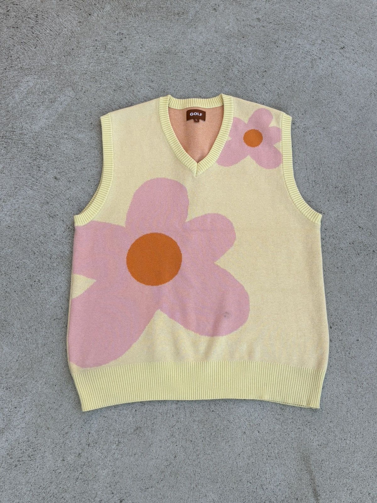 メンズウェア GOLF WANG FLOWER DESIGN KNIT VEST Fleur Camo Sweater Vest RGB – GOLF le FLEUR*