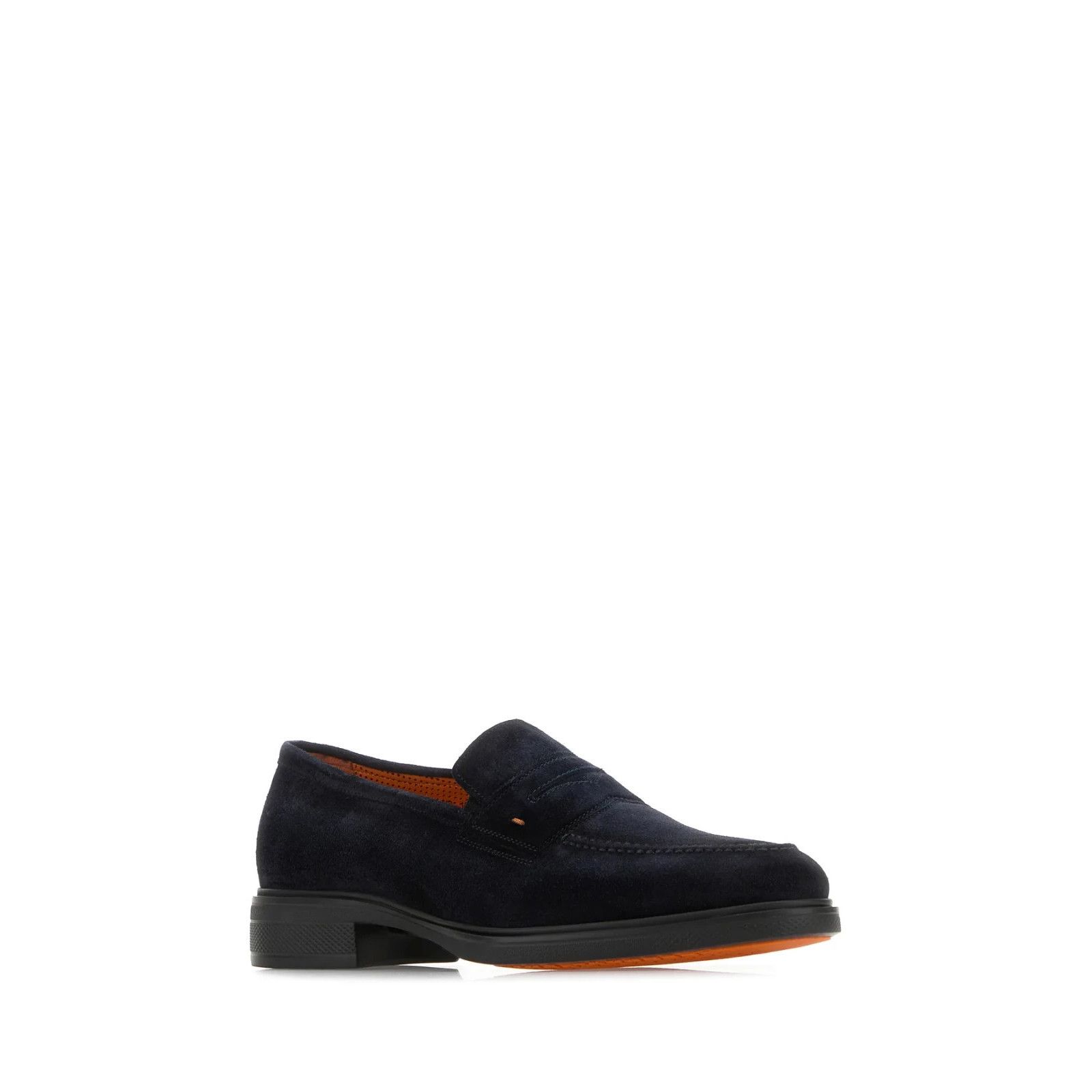 Santoni SANTONI Easy Midnight Blue Suede Sneakers New & Authentic (M Size US 8.5 / EU 41-42 - 2 Thumbnail