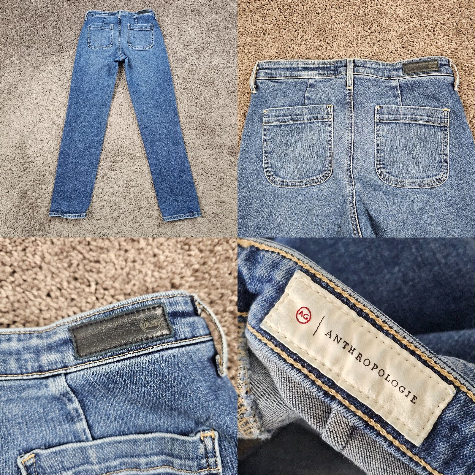 Vintage VINTAGE Adriano Goldschmied Jeans Women Adult Medium Blue Slim Ankle Stretch Denim 90s Womens Size 25" / US 0 / IT 36 - 8 Thumbnail