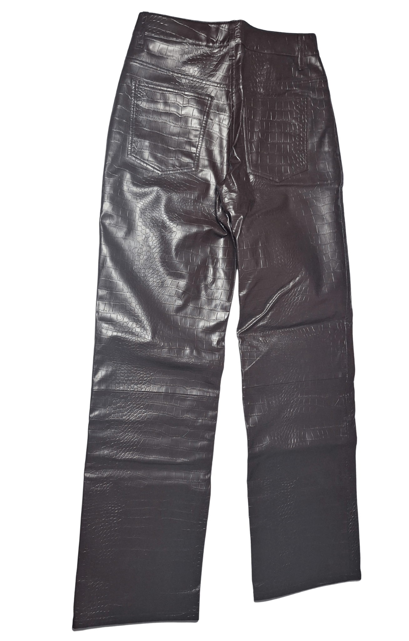 Frankie Shop Bonnie Croc Effects Pants Size 28" / US 6 / IT 42 - 7 Thumbnail