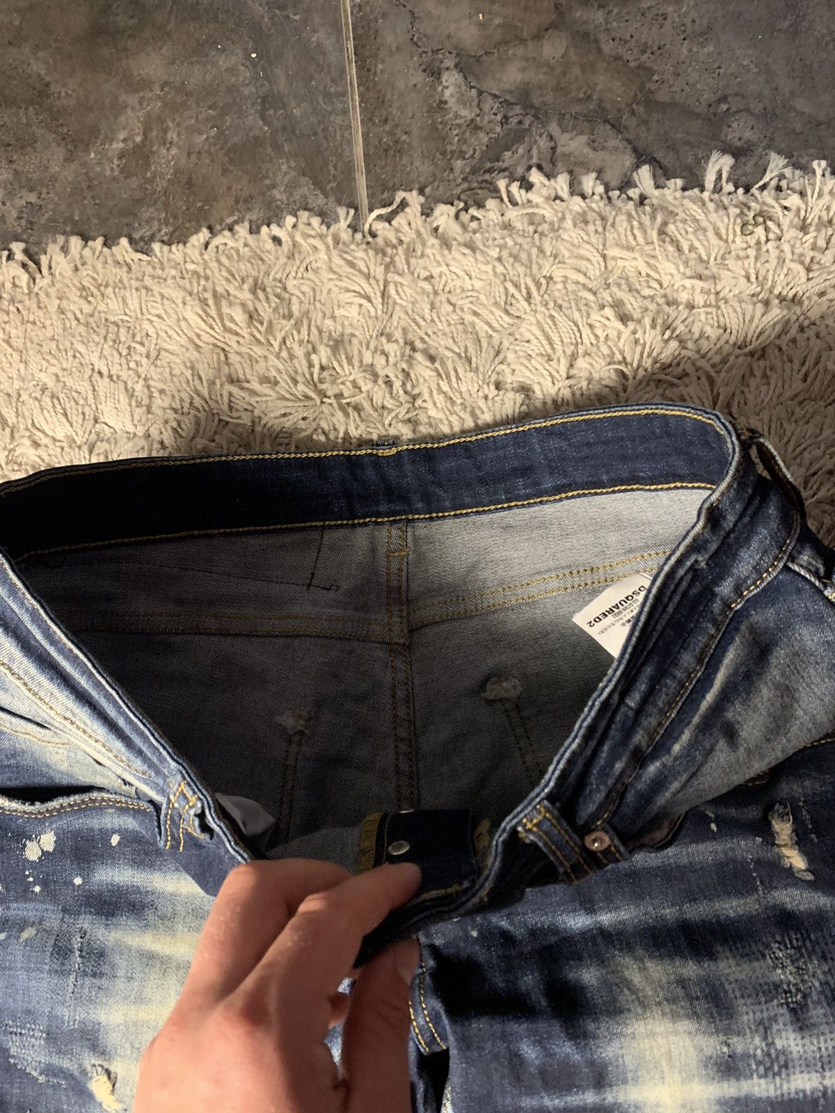Dsquared2 × Vintage Dsquared2 distressed denim pants Size US 34 / EU 50 - 6 Thumbnail