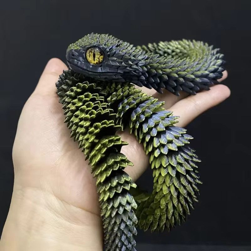 Other 3D Printed Rotatable Articulated Snake Size ONE SIZE - 1 Thumbnail