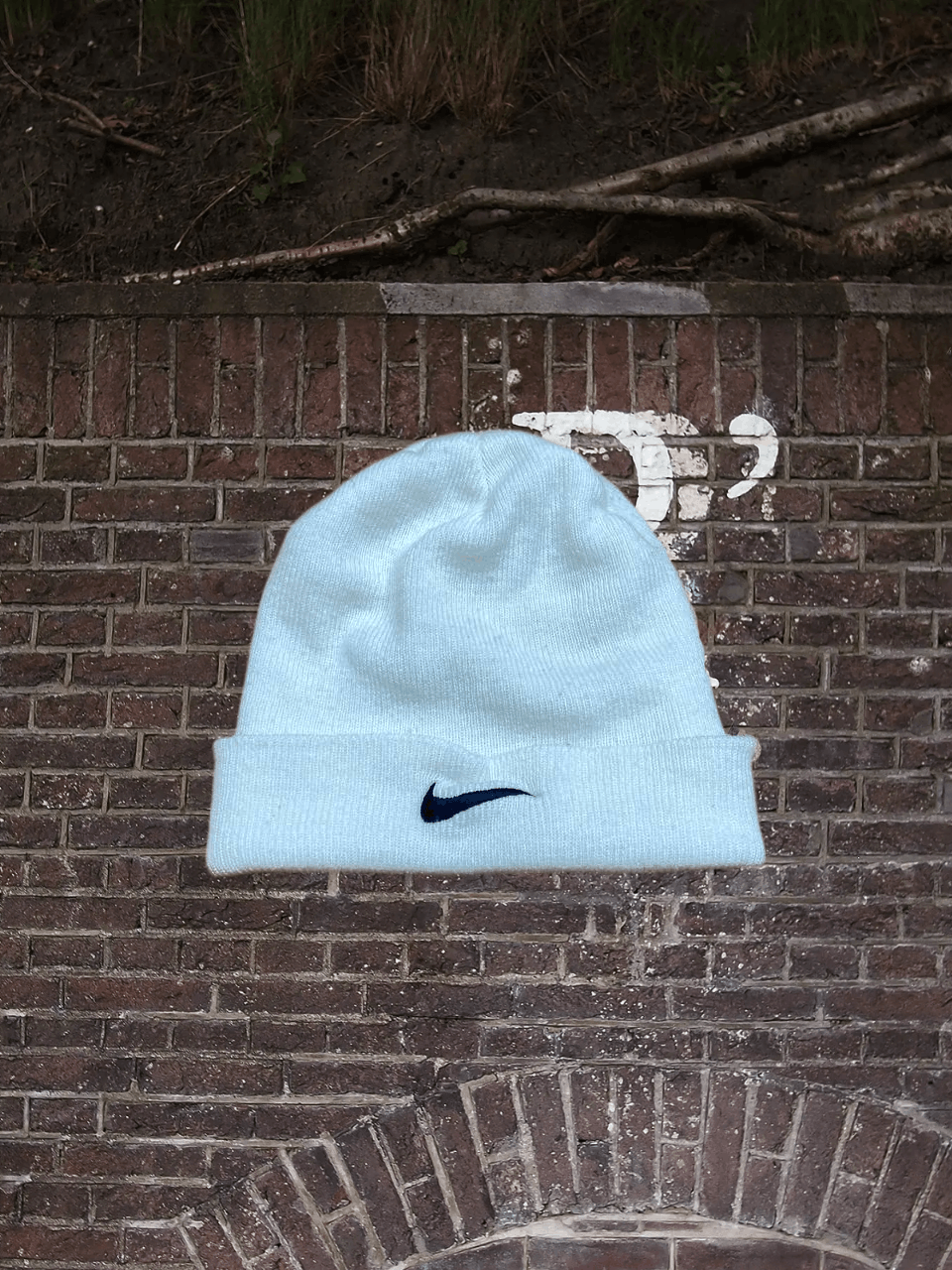 Nike Hats white Nike vintage streetwear One Size Y2K Size ONE SIZE - 1 Thumbnail